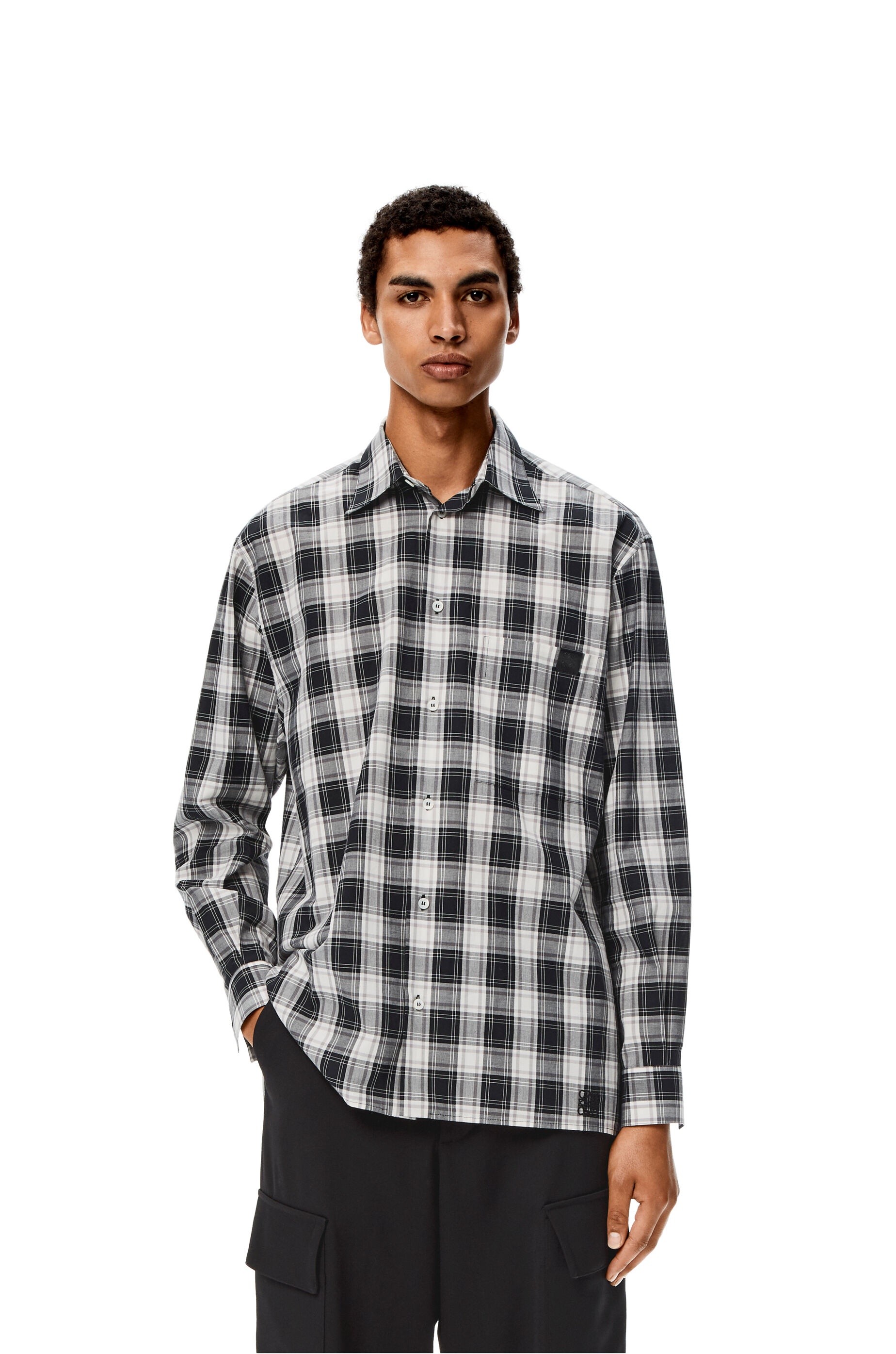 Check shirt in cotton - 3