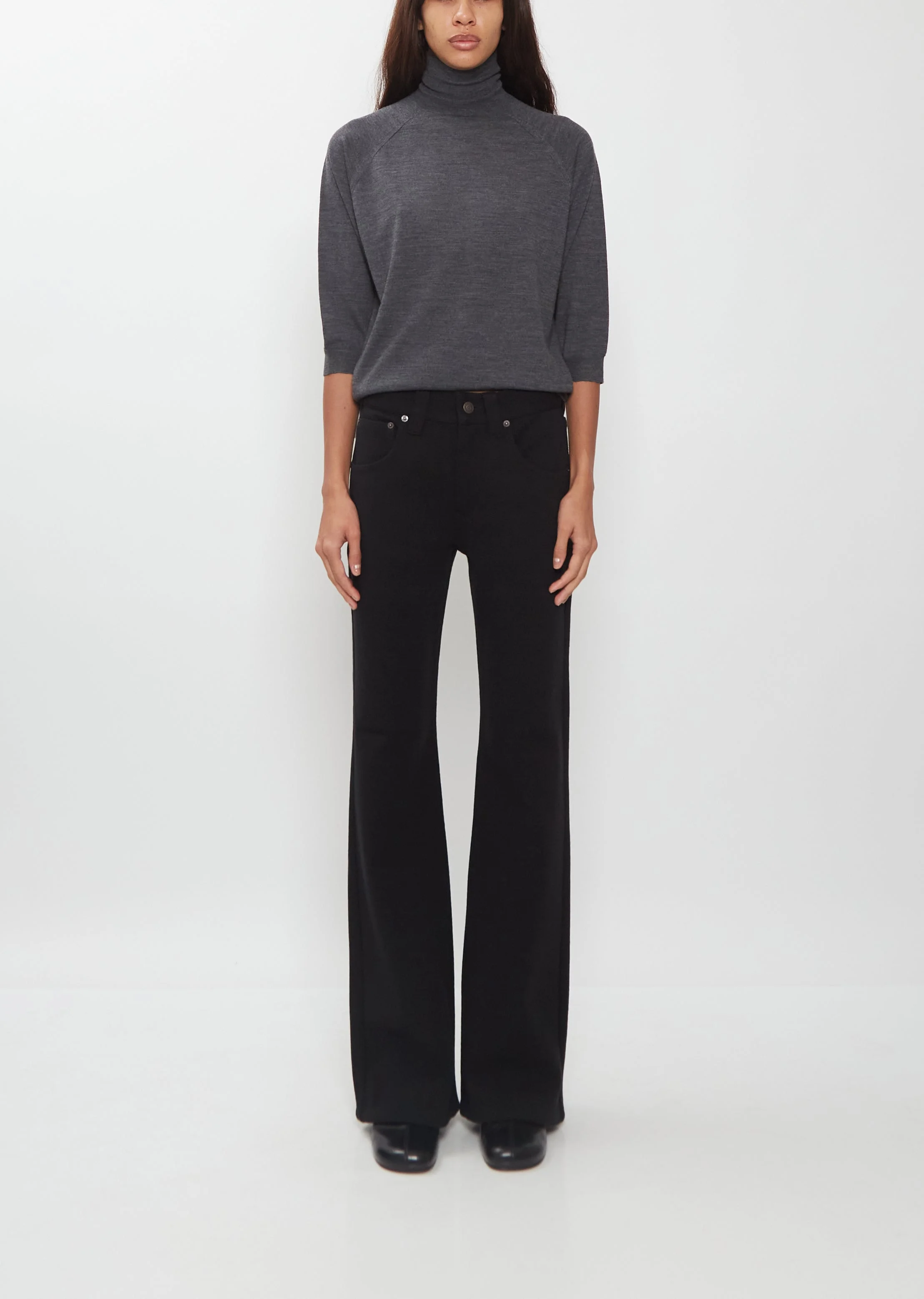 Icon Wool Knit Trouser - 1
