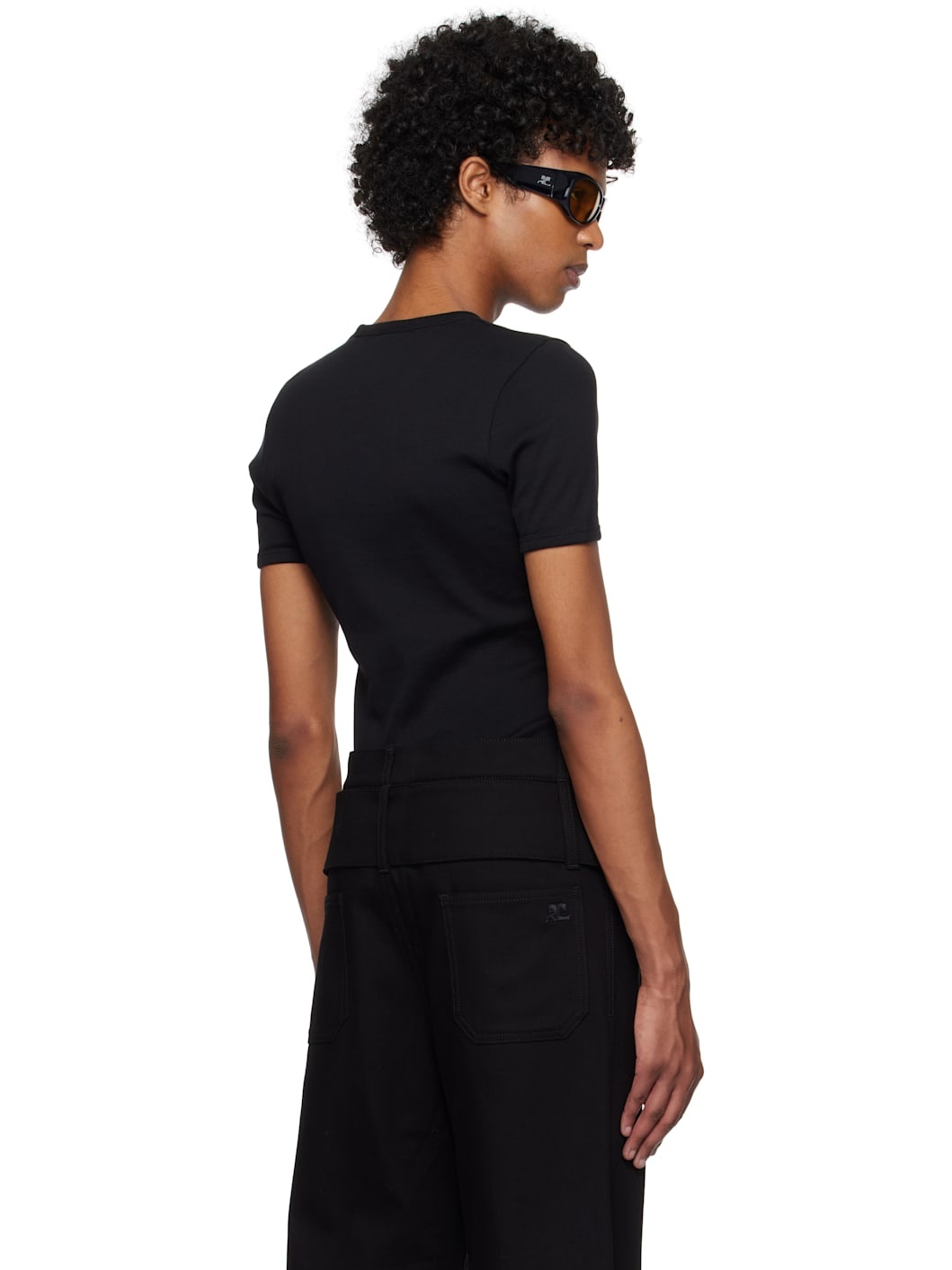 Black Signature Contrast T-shirt - 3