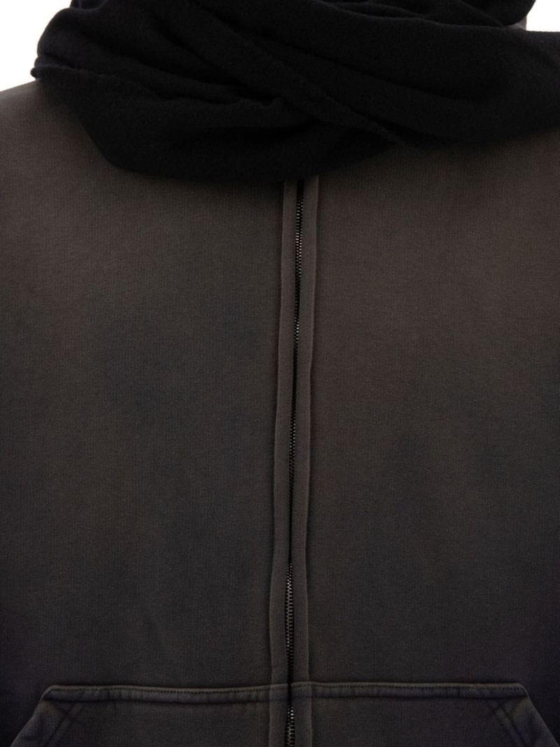scarf-detail hoodie 3