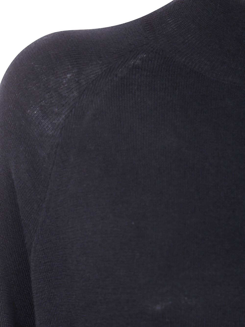 raglan-sleeve wool sweater - 3