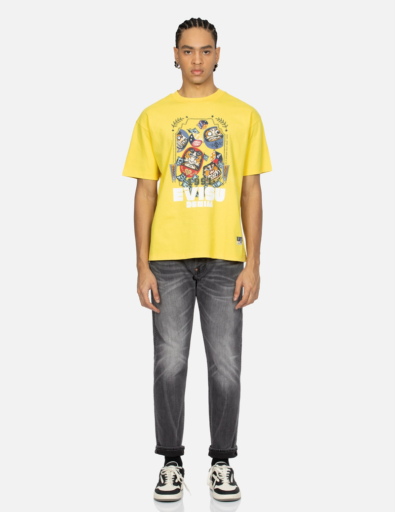 DARUMA AND DICE PRINT RELAX FIT T-SHIRT 5