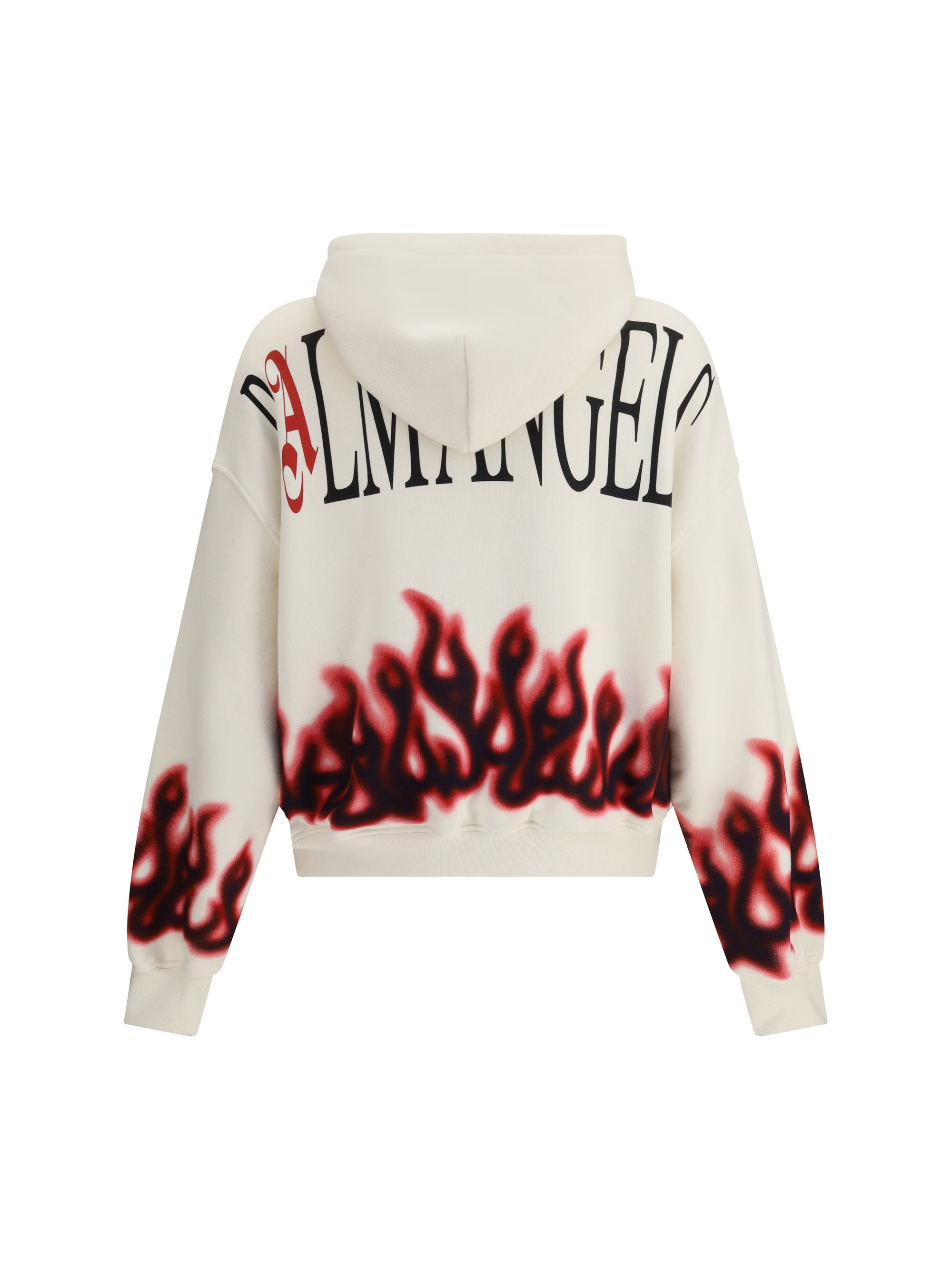 Palm Angels Men Flames Hoodie - 2