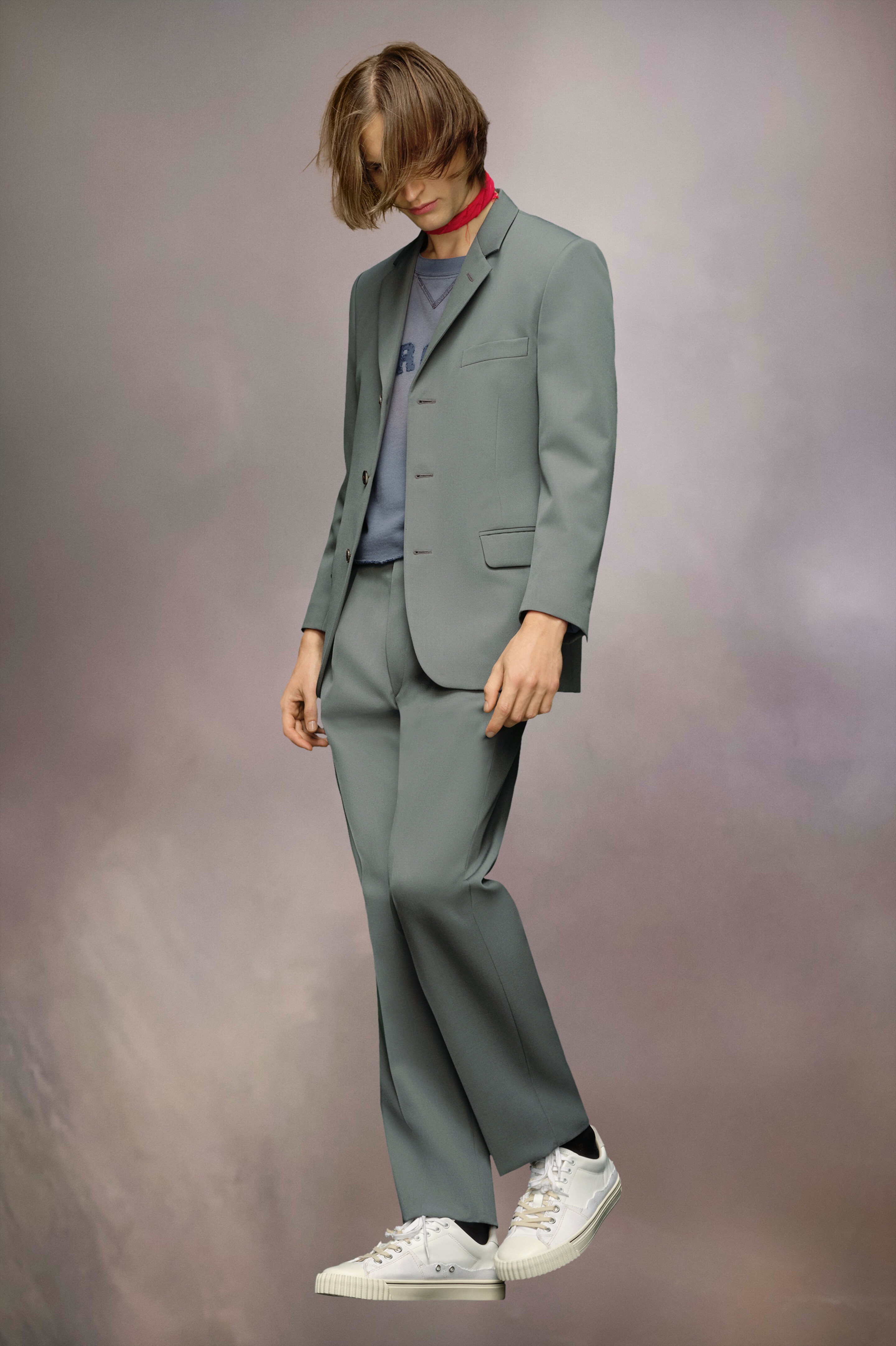 Wool gabardine jacket - 3