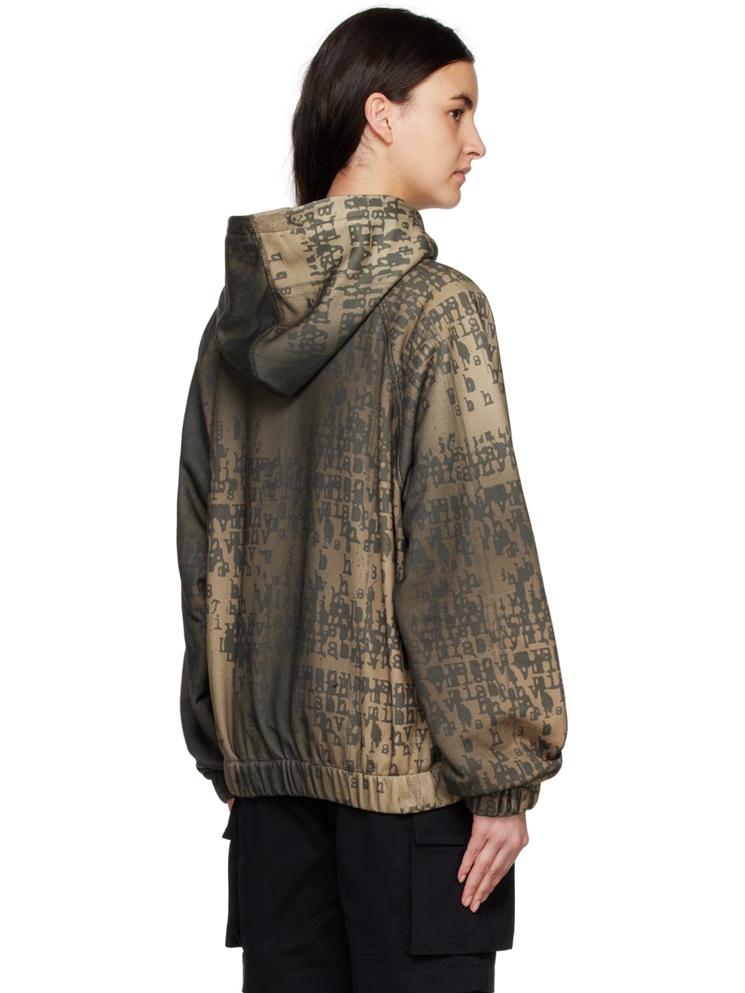 Brown Typewriter Hoodie - 3