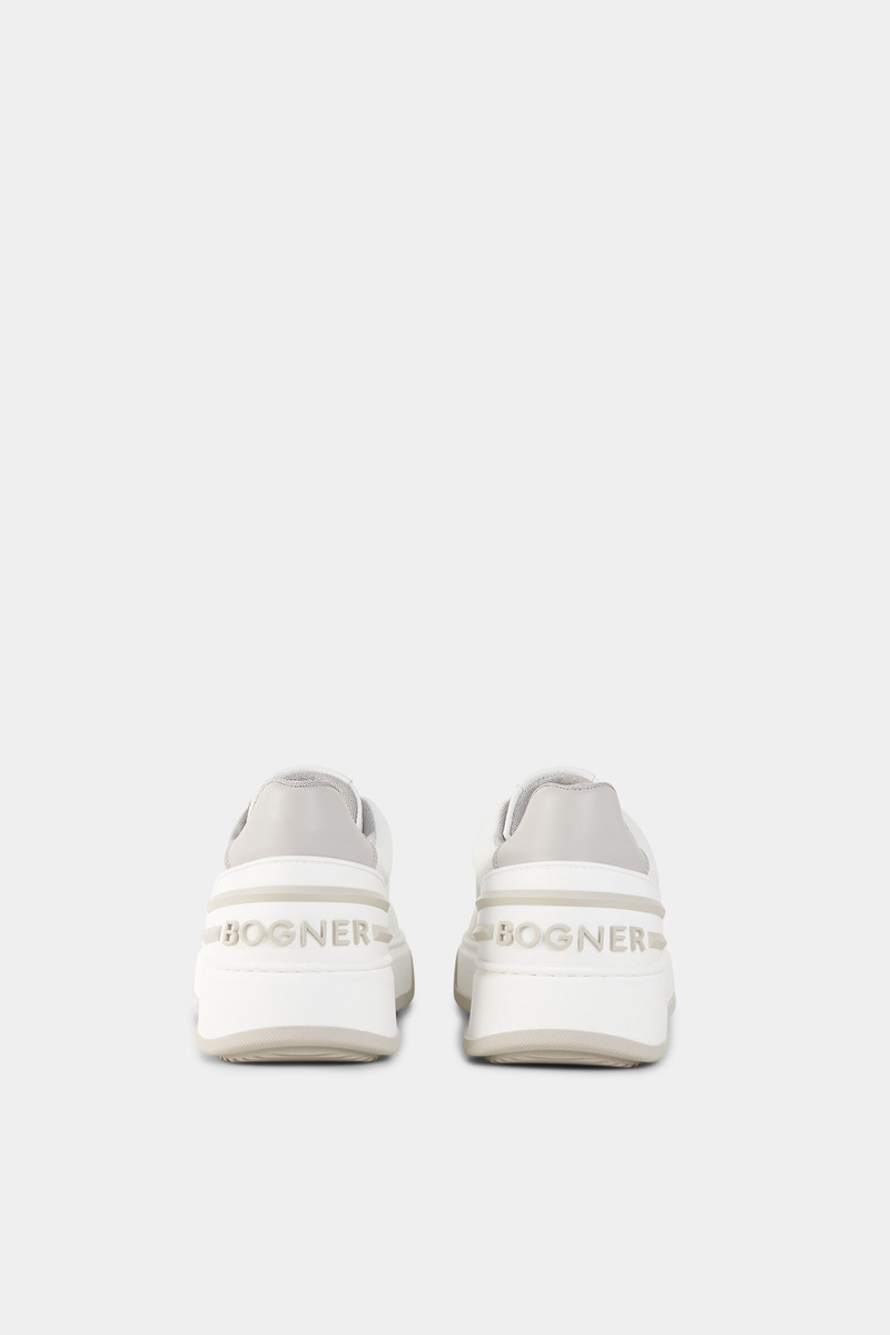 Milan sneaker in White/light gray 5