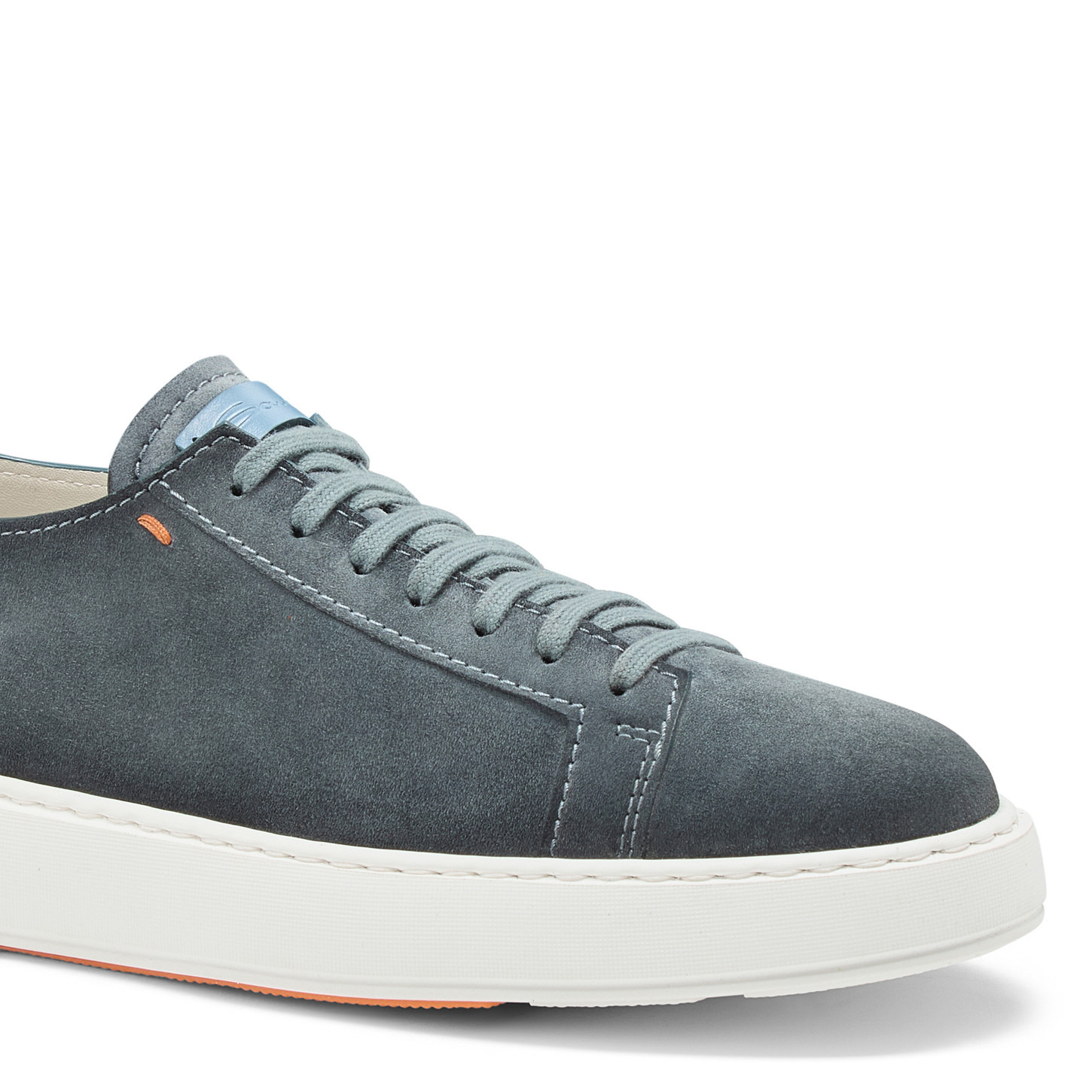Men's light blue suede sneaker - 6