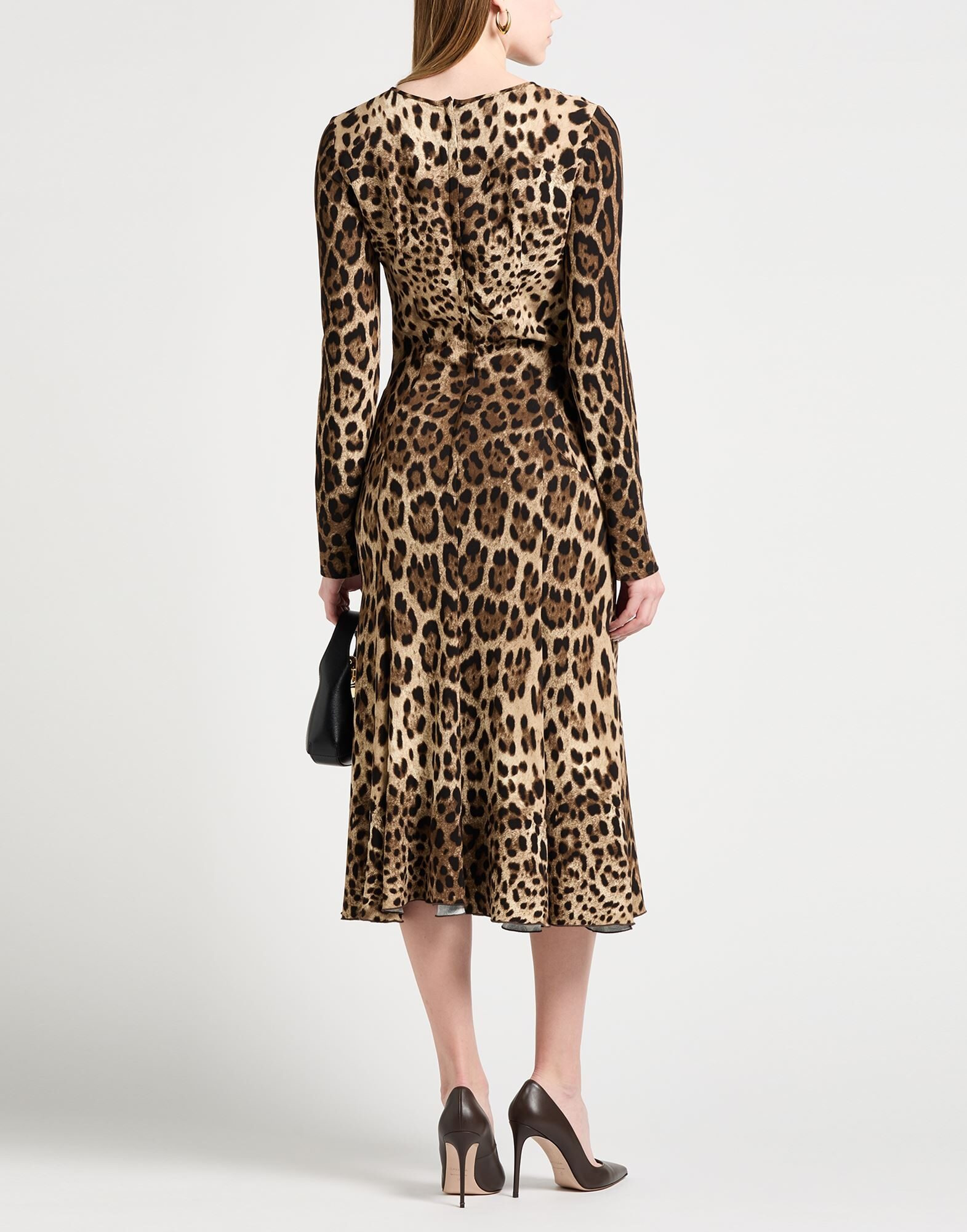 Brown Women's Elegant Dress - 4