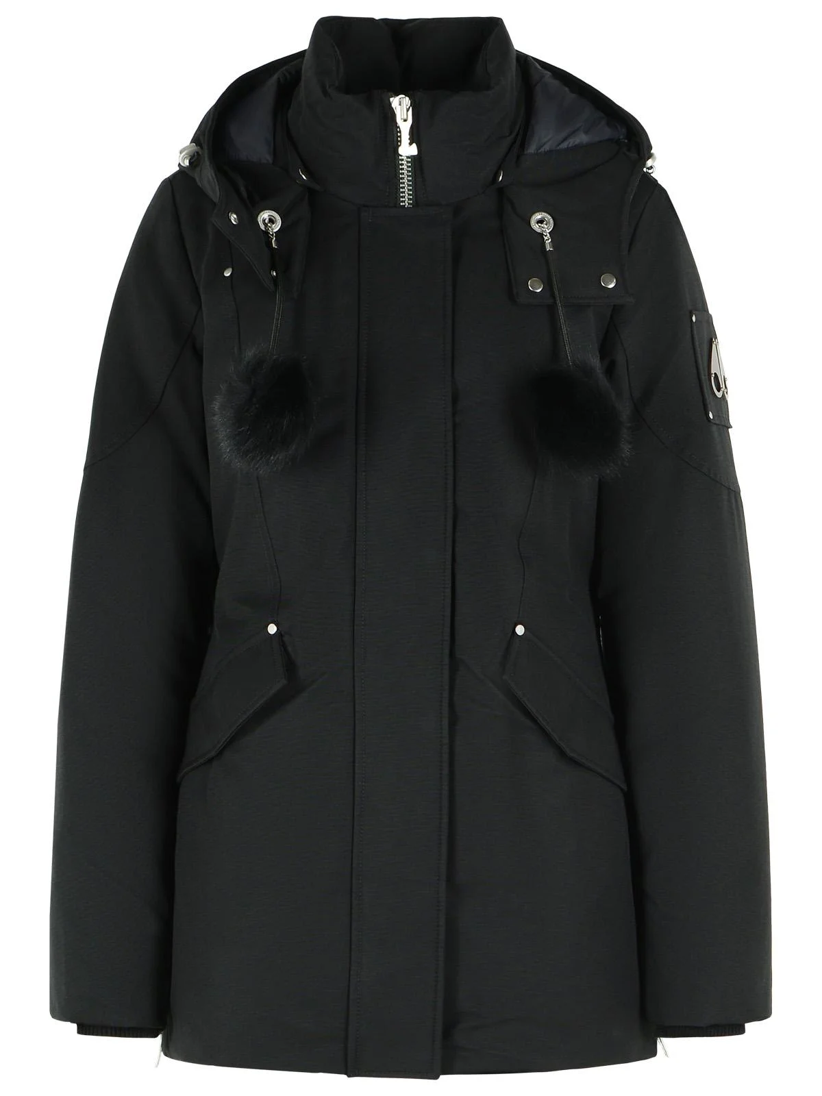 Moose Knuckles 'Original 3Q 2.0' Black Cotton Blend Down Jacket Women - 1