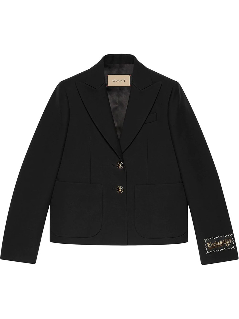 single-breasted blazer - 1
