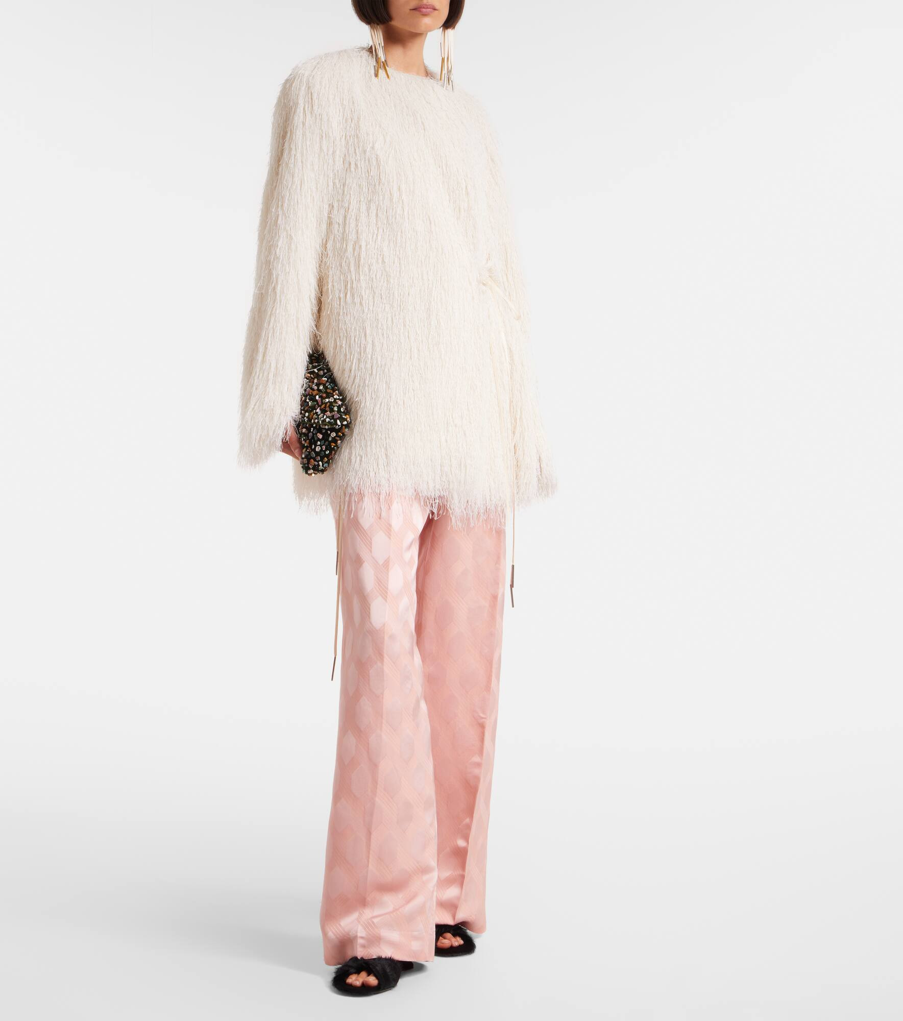 Printed wide-leg pants - 2