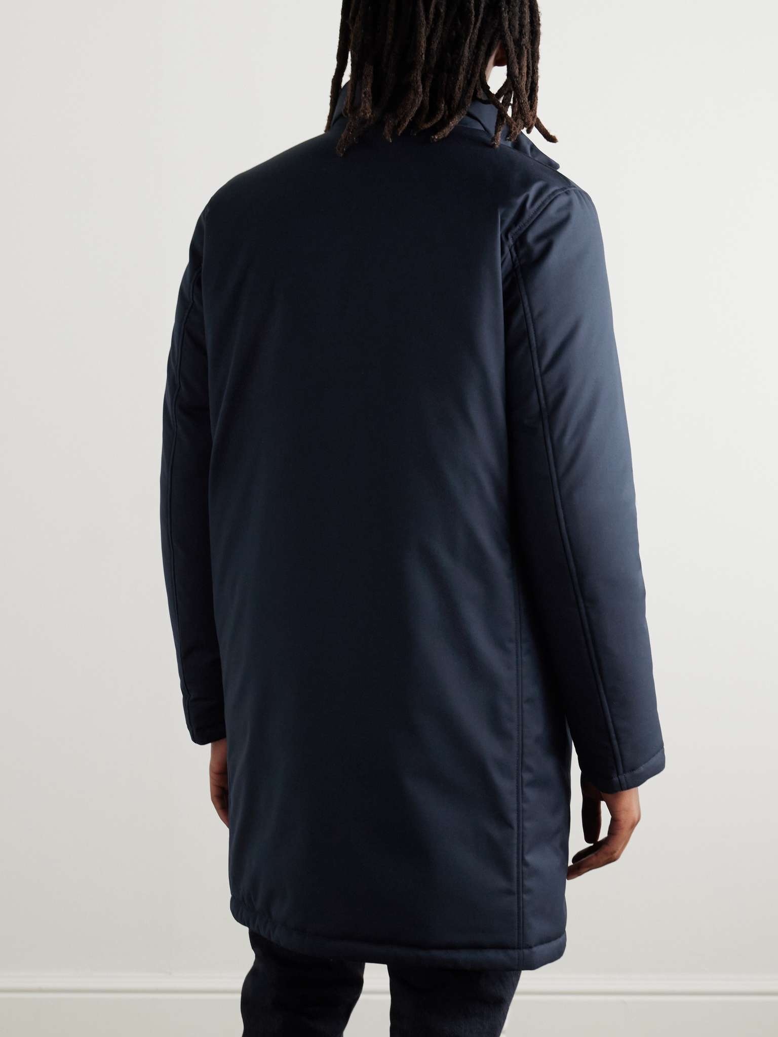 Layered Padded Shell Down Coat - 4