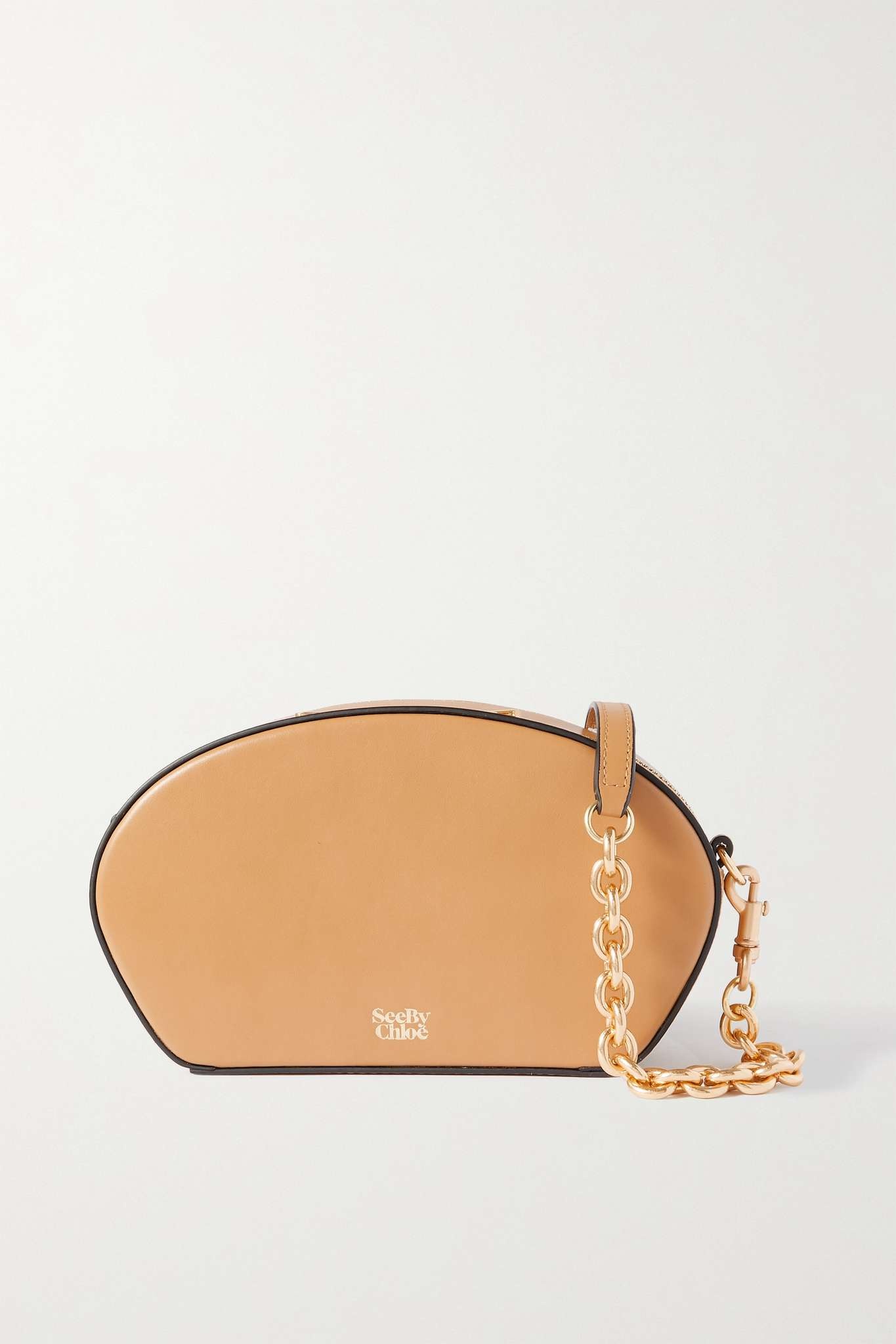 Shell leather shoulder bag - 1