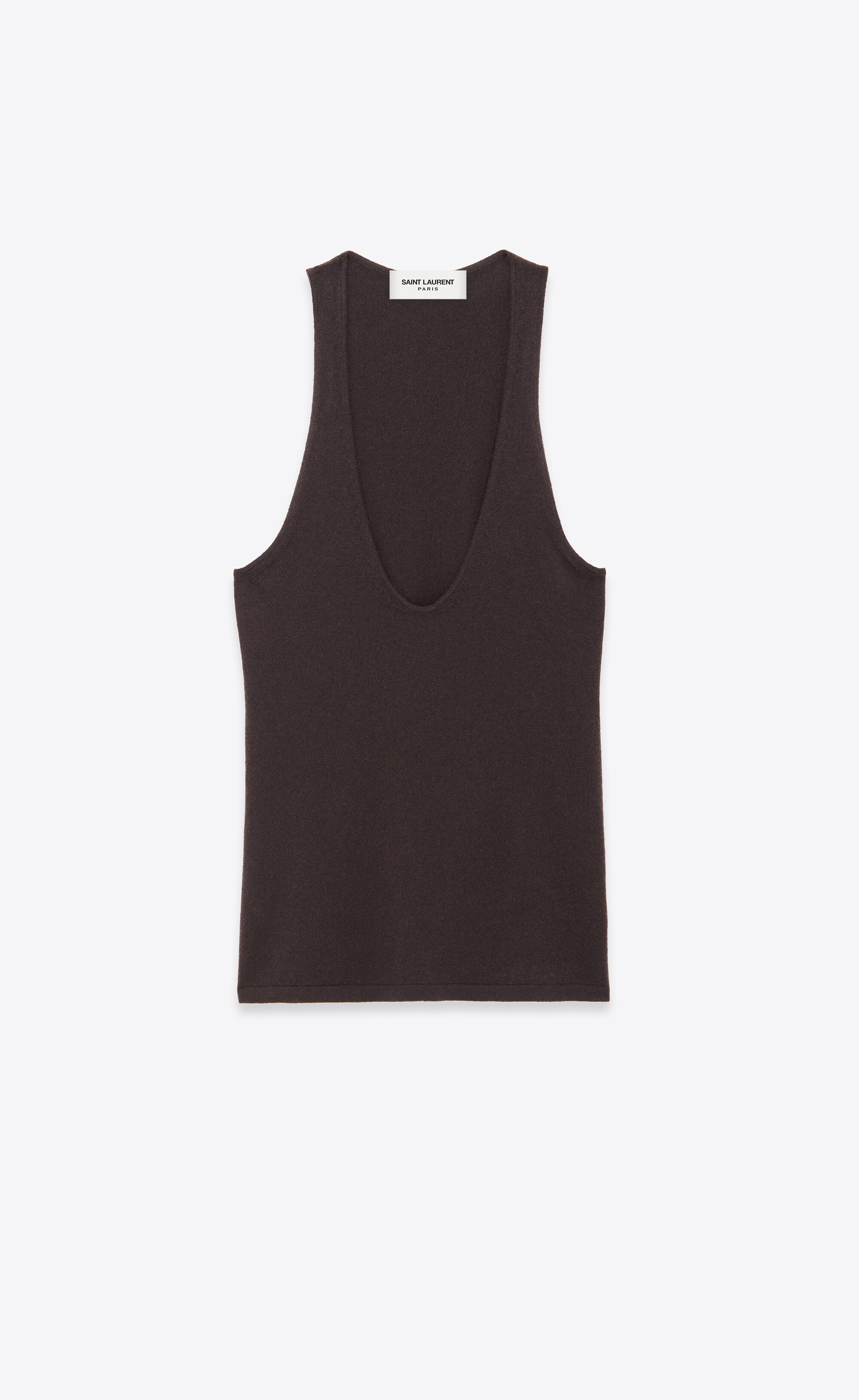 tank top in cashmere - 1