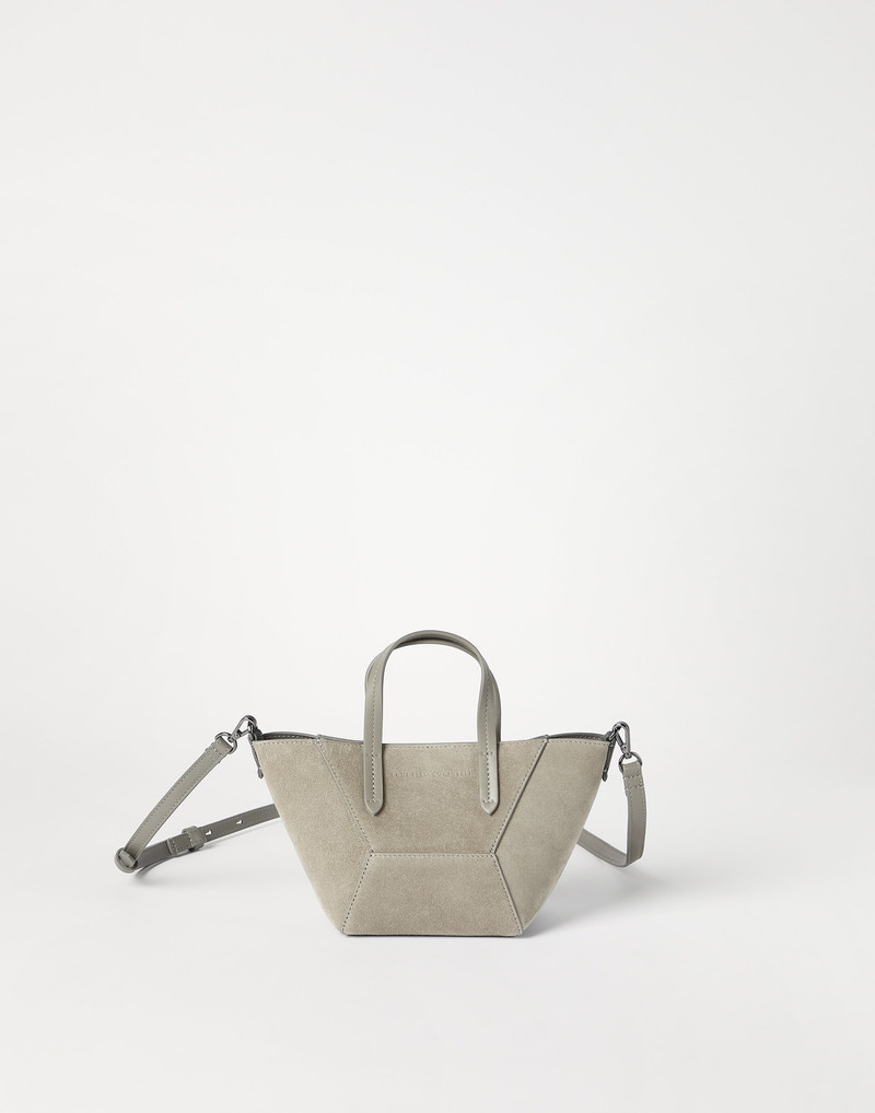BC Duo mini bag in suede with monili 1