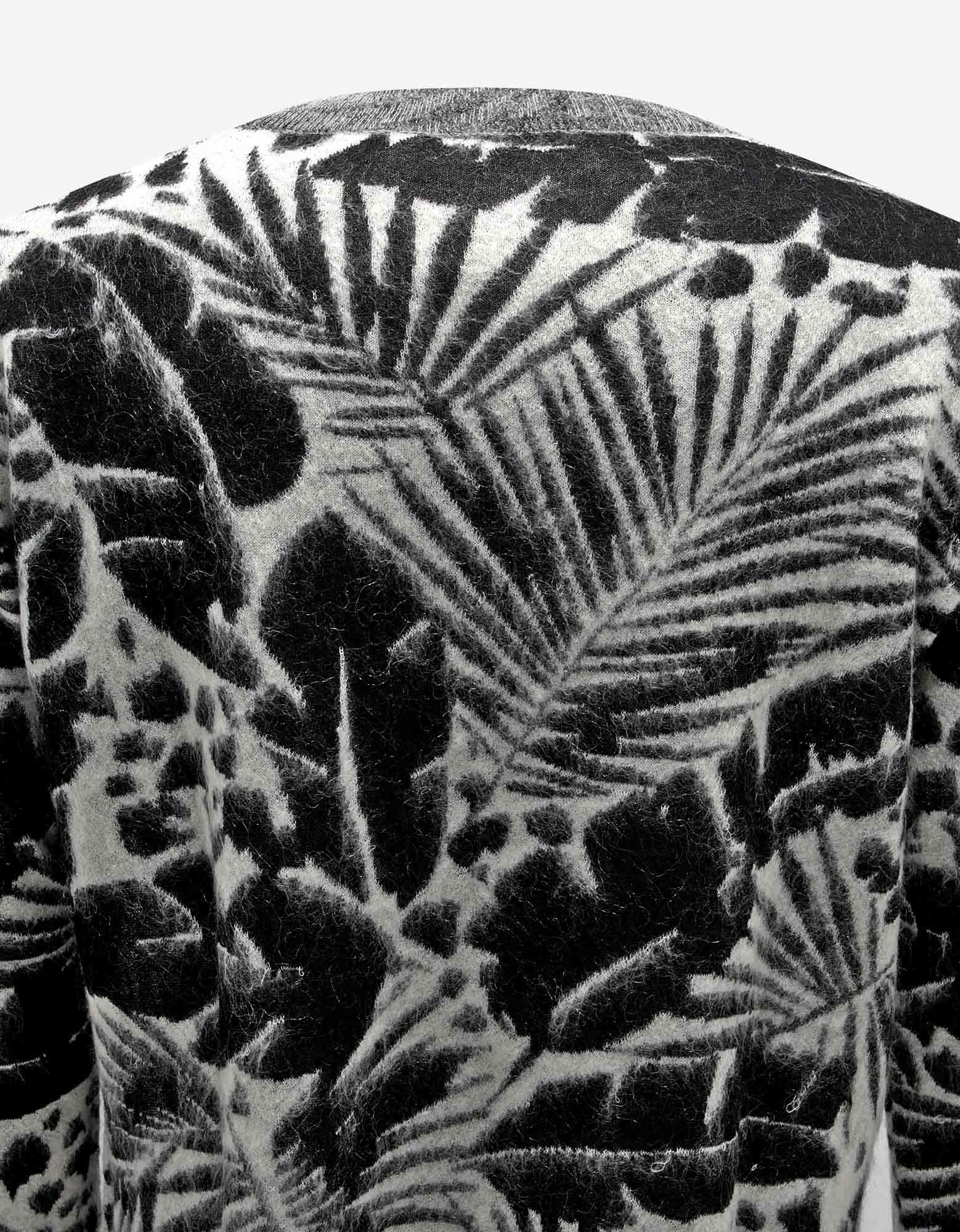 Saint Laurent Tropical Leaves Graphic Sweater - 4