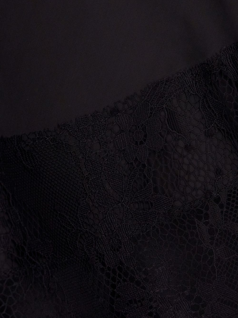 lace-trimmed maxi skirt - 3