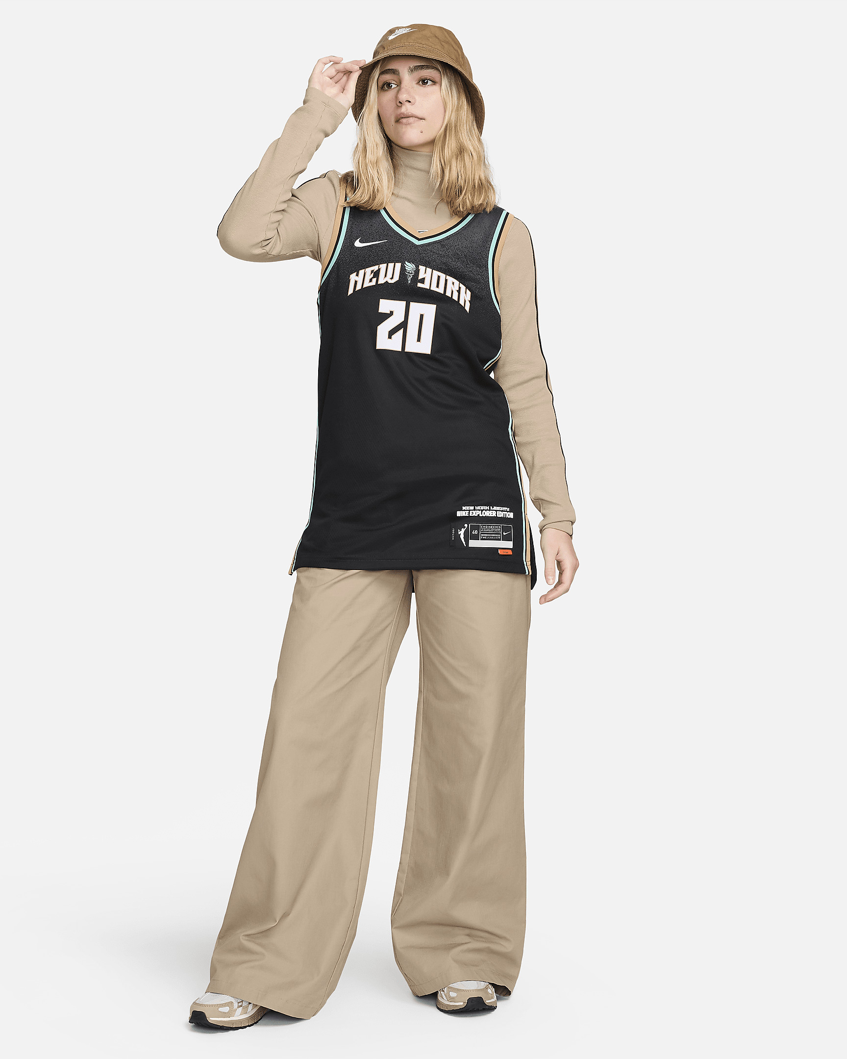 Sabrina Ionescu Liberty Explorer Edition Nike Women's Dri-FIT WNBA Victory Jersey - 9