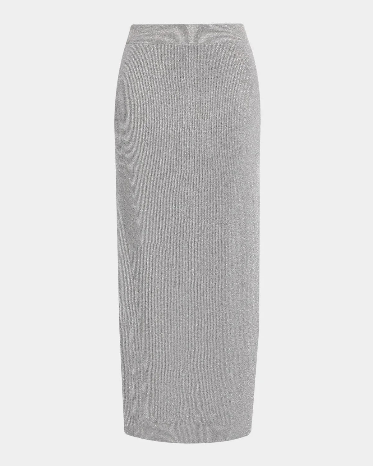 Sparkle Rib Knit Maxi Skirt - 1