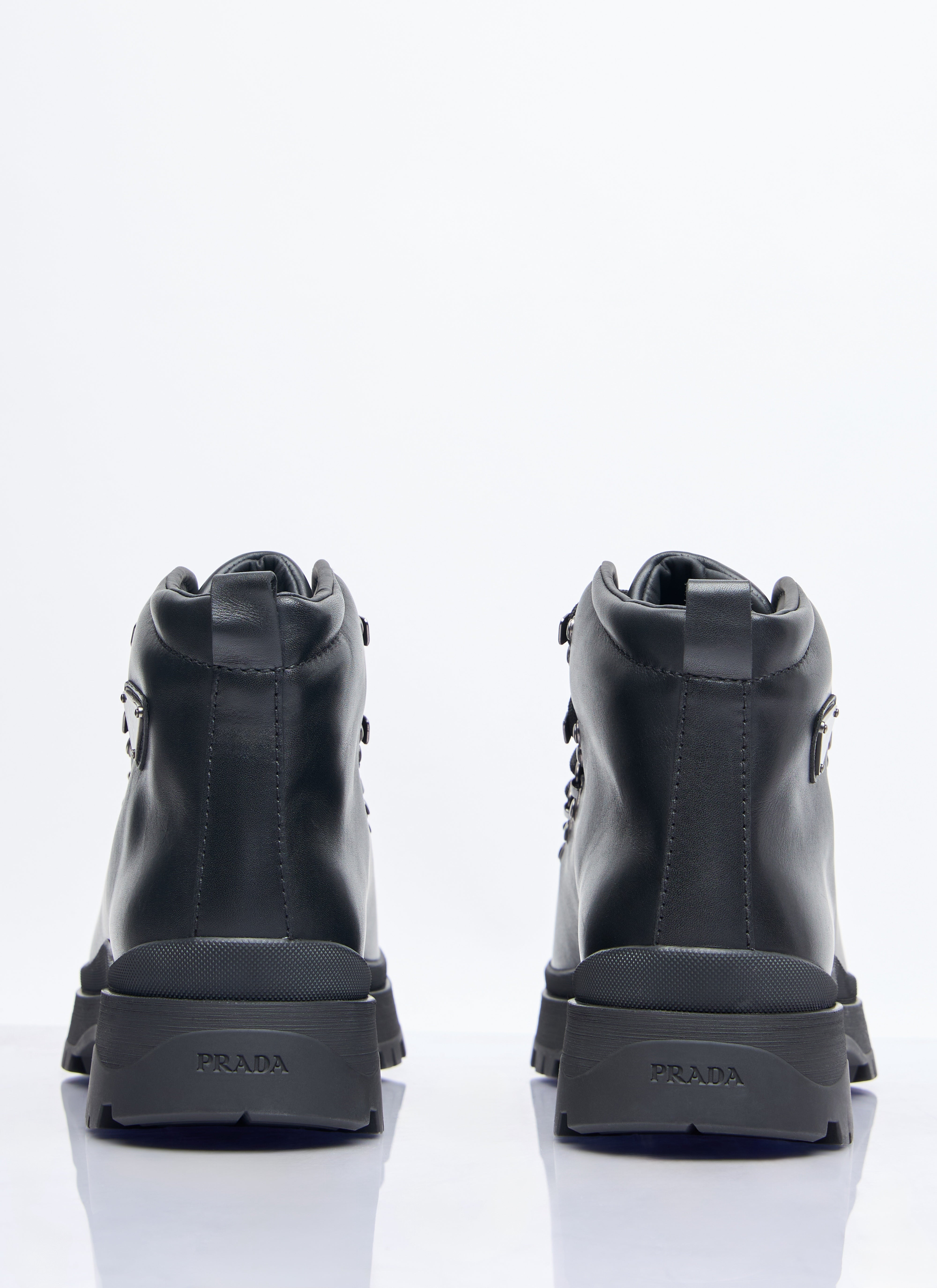 Prada Men Brixxen Lace-Up Boots - 5