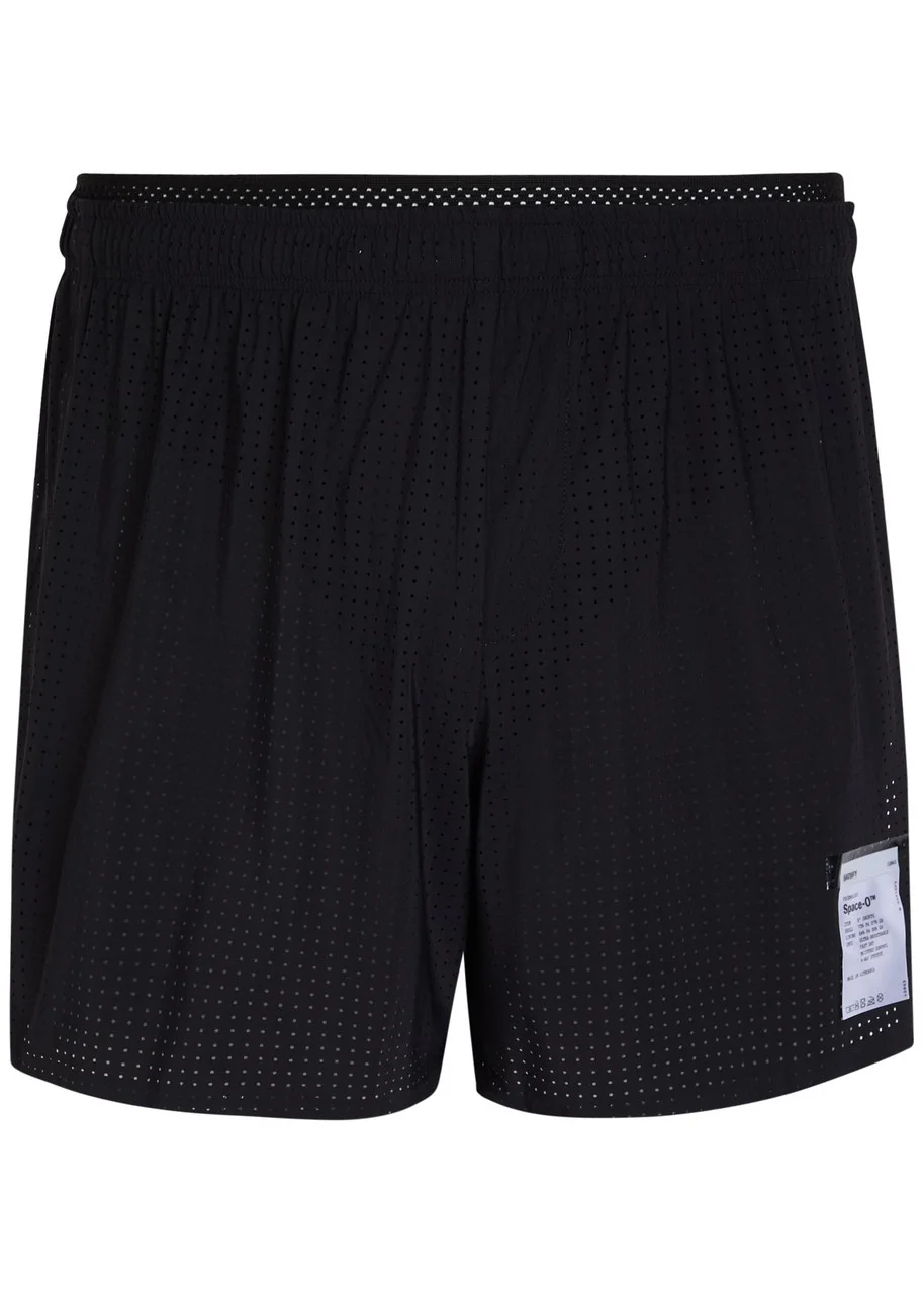 Satisfy Space-o 5 Perforated Stretch-jersey Shorts - 1