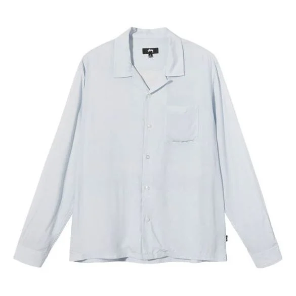 Stussy Pin 소녀 L/S 셔츠 '빛 회색' STUSSY-SS21-3 - 1