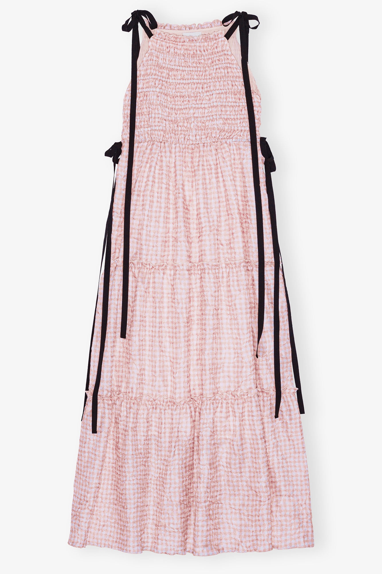 PINK CHECK DRESS - 1