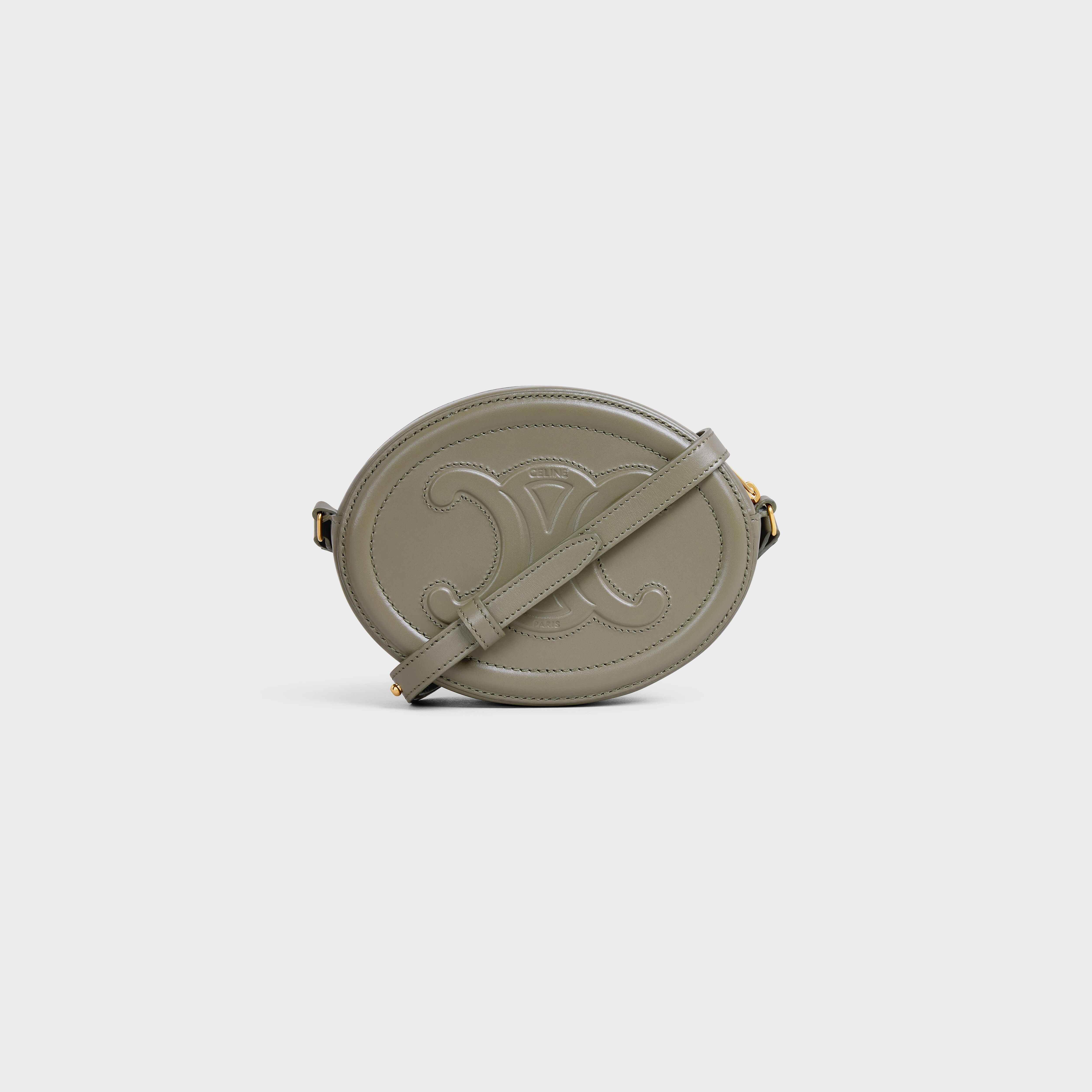 CROSSBODY OVAL PURSE cuir triomphe in Smooth calfskin - 3
