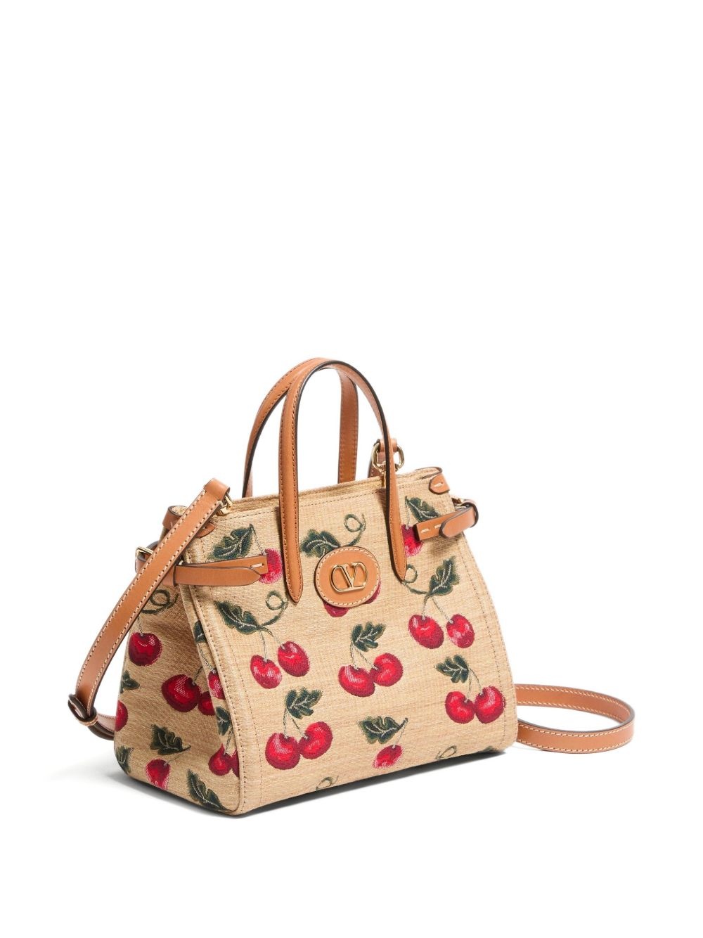 small Antibes Cherry-motif tote bag - 3
