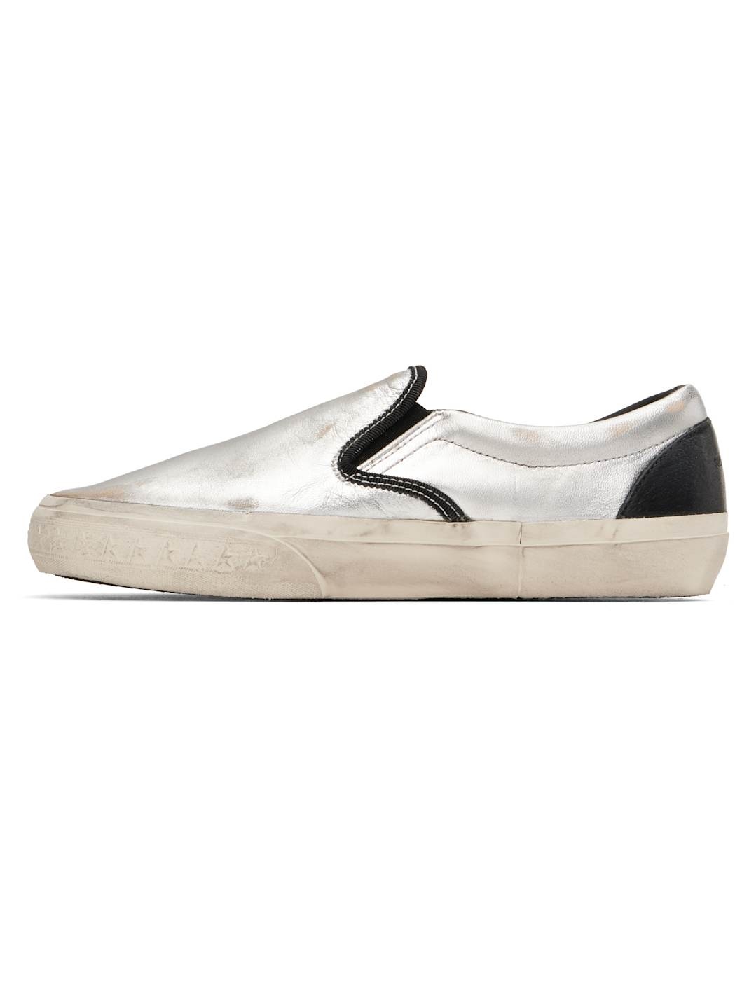 Silver & Black VCE Penstar Sneakers - 3