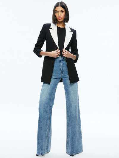 Alice + Olivia SILVIE FITTED BLAZER outlook