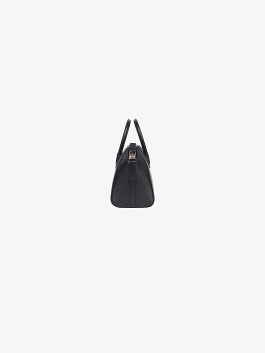 MINI ANTIGONA BAG IN GRAINED LEATHER - 3