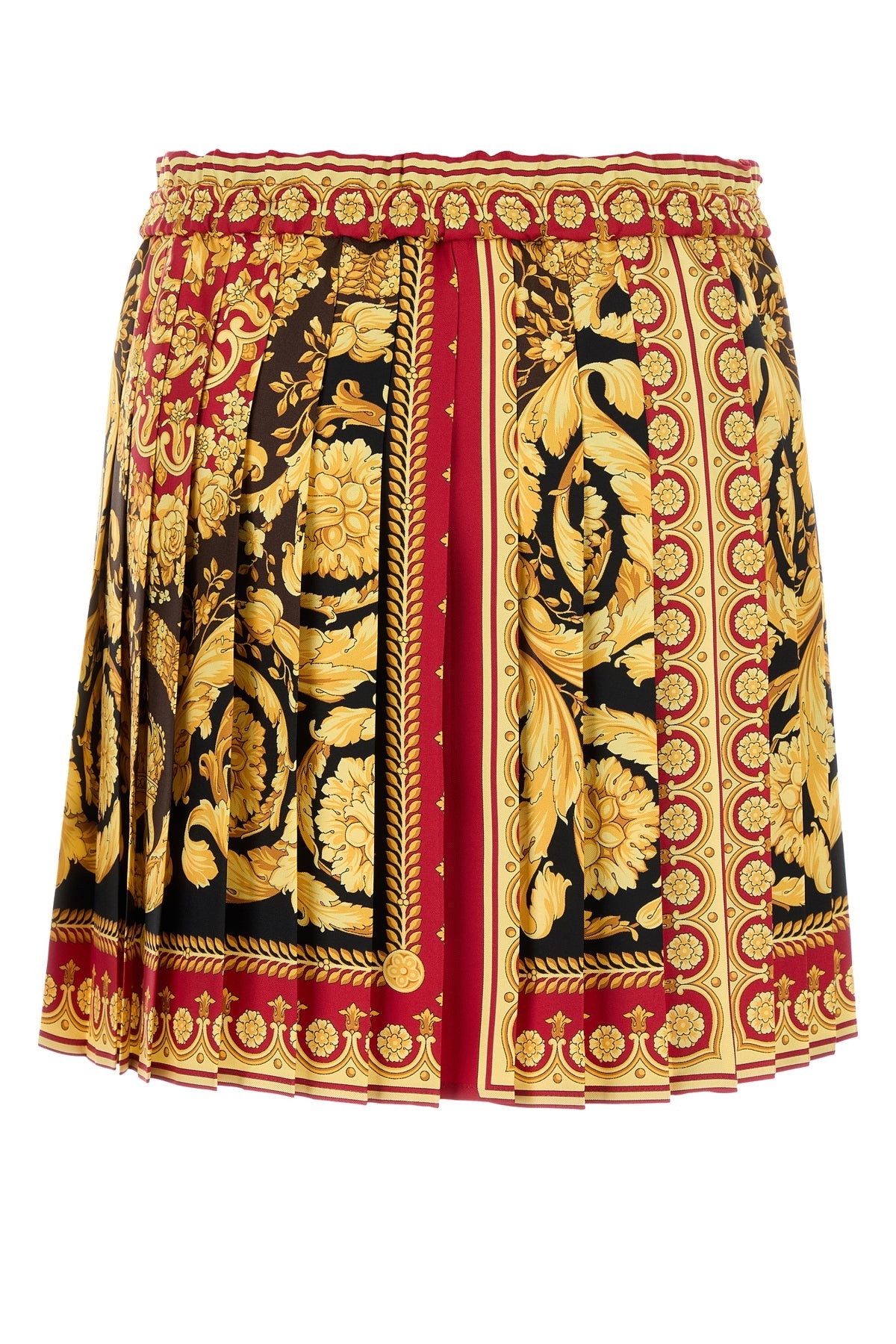 Versace Women Printed Silk Mini Skirt - 2