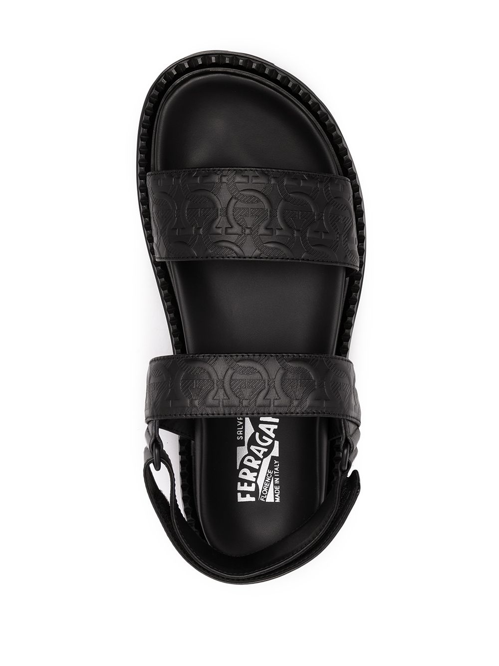 Hype Gancini-embossed sandals - 4