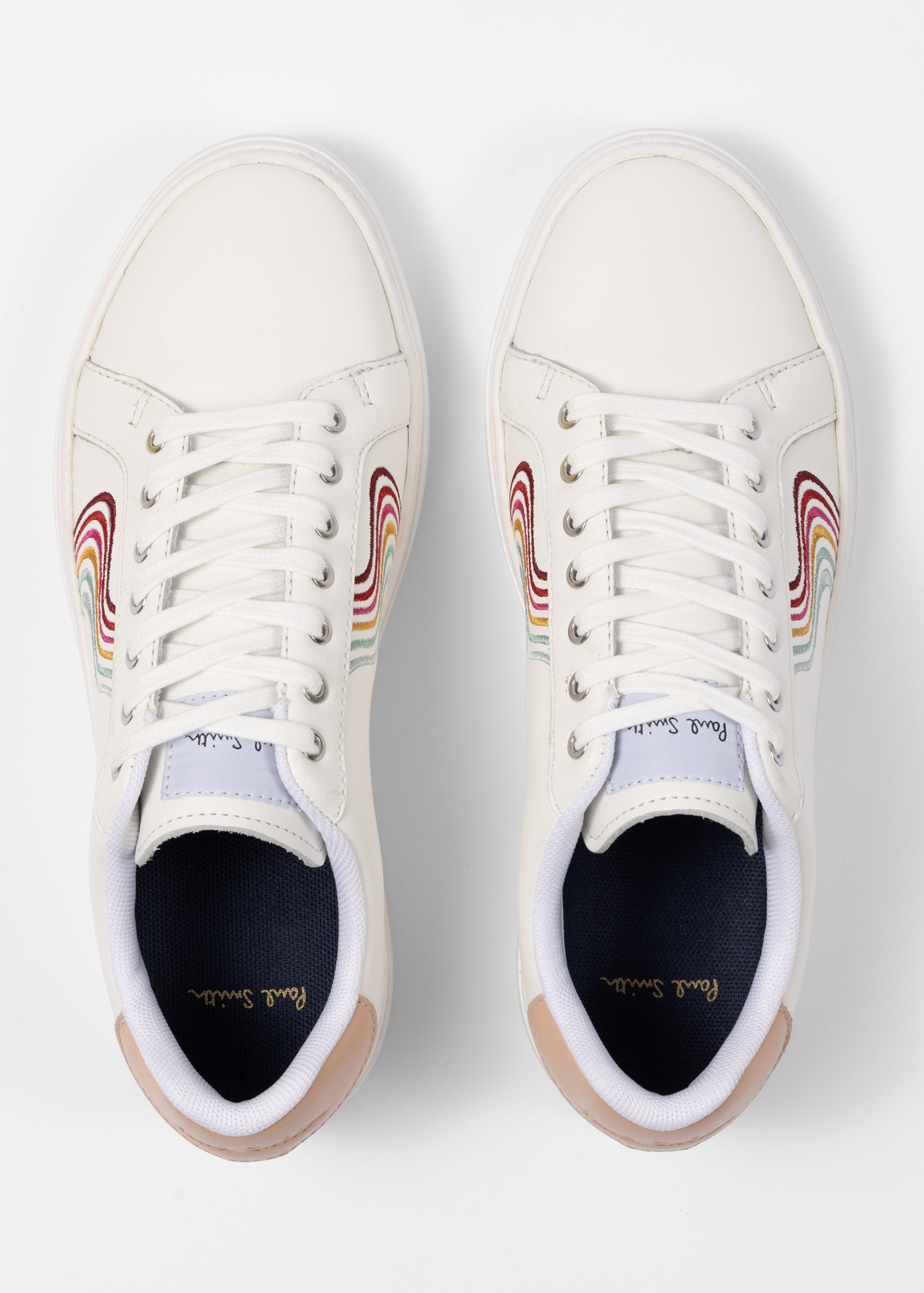 Women's White 'Lapin' Trainers - 3