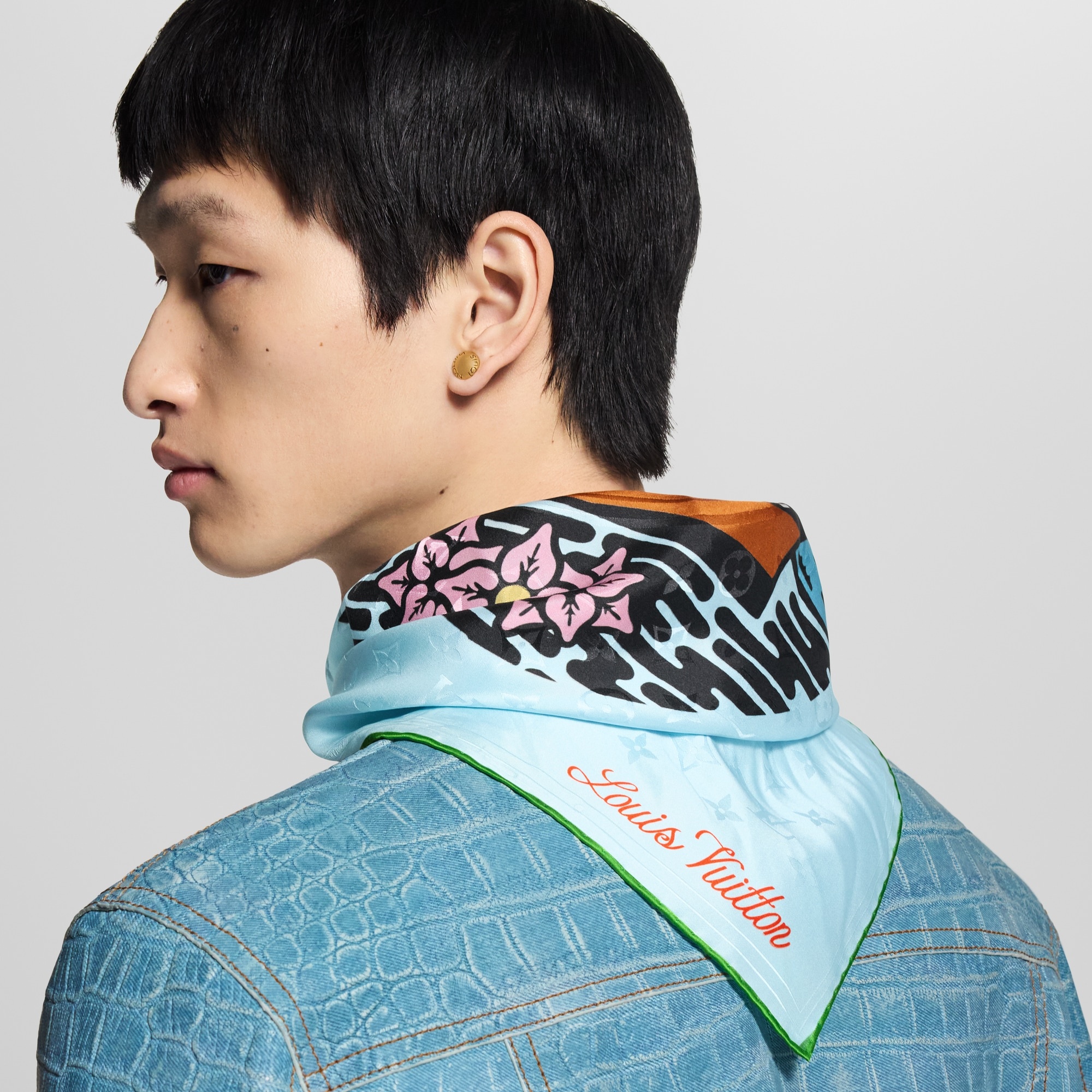 LV City Stamp Bandana - 5