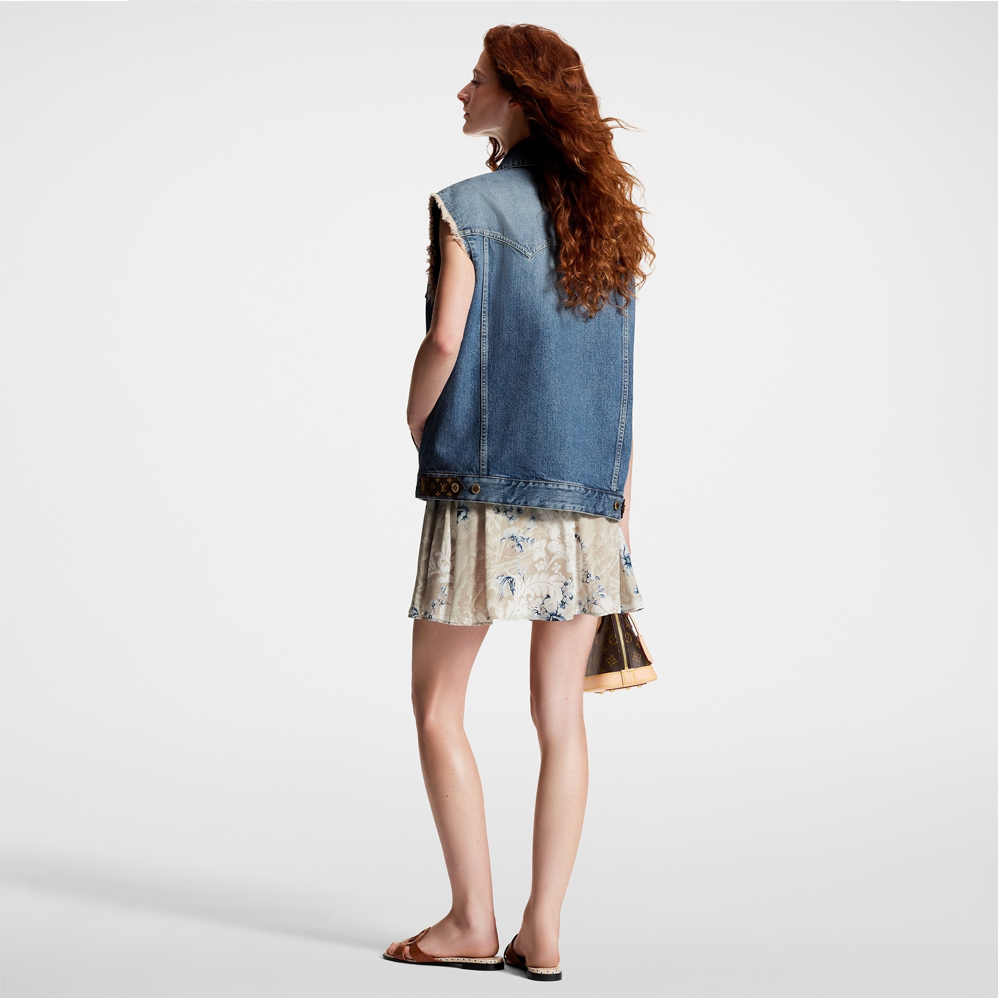 Tropical Print Mini Skirt - 3