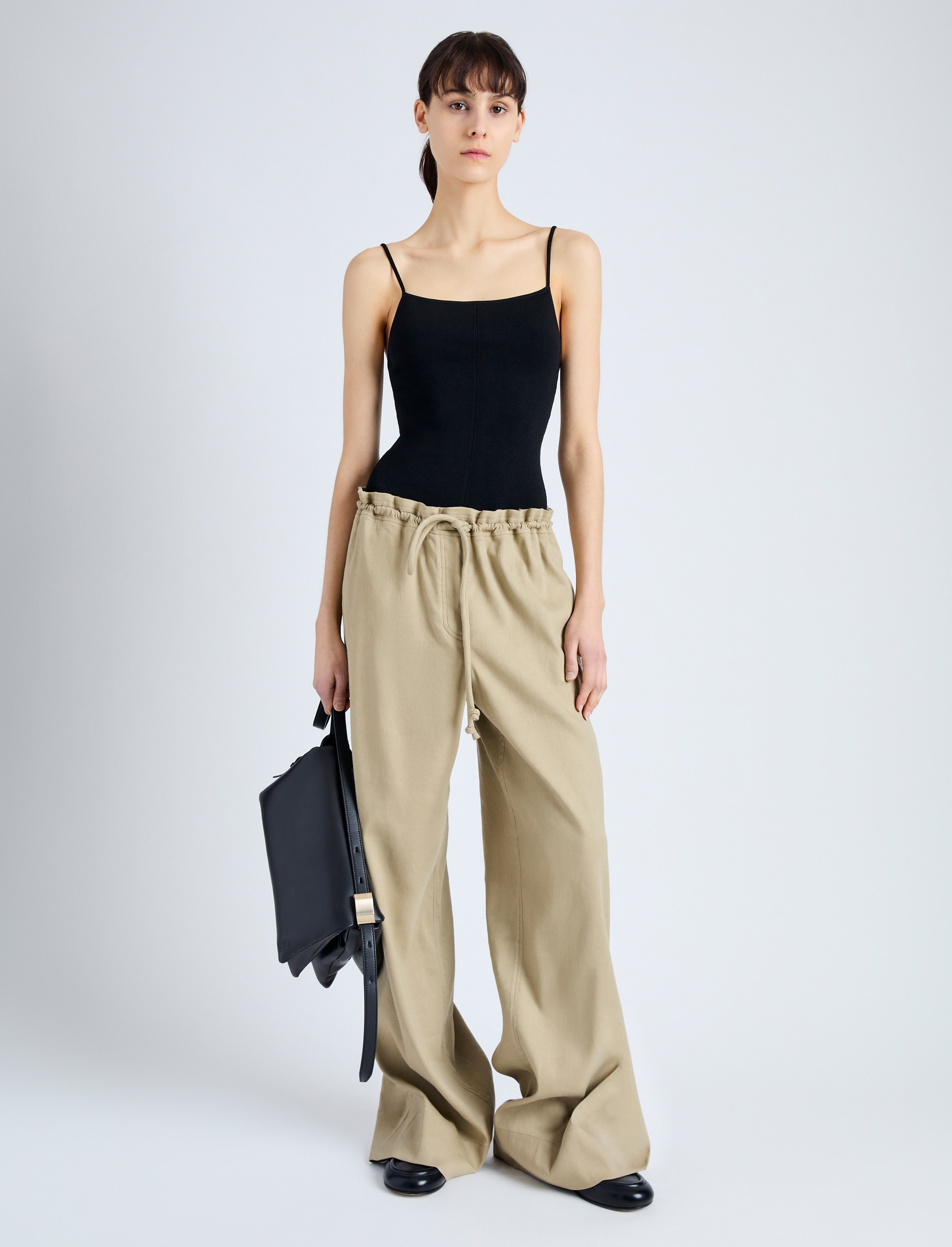 Jade Pant in Eco Stretch Linen Viscose - 2