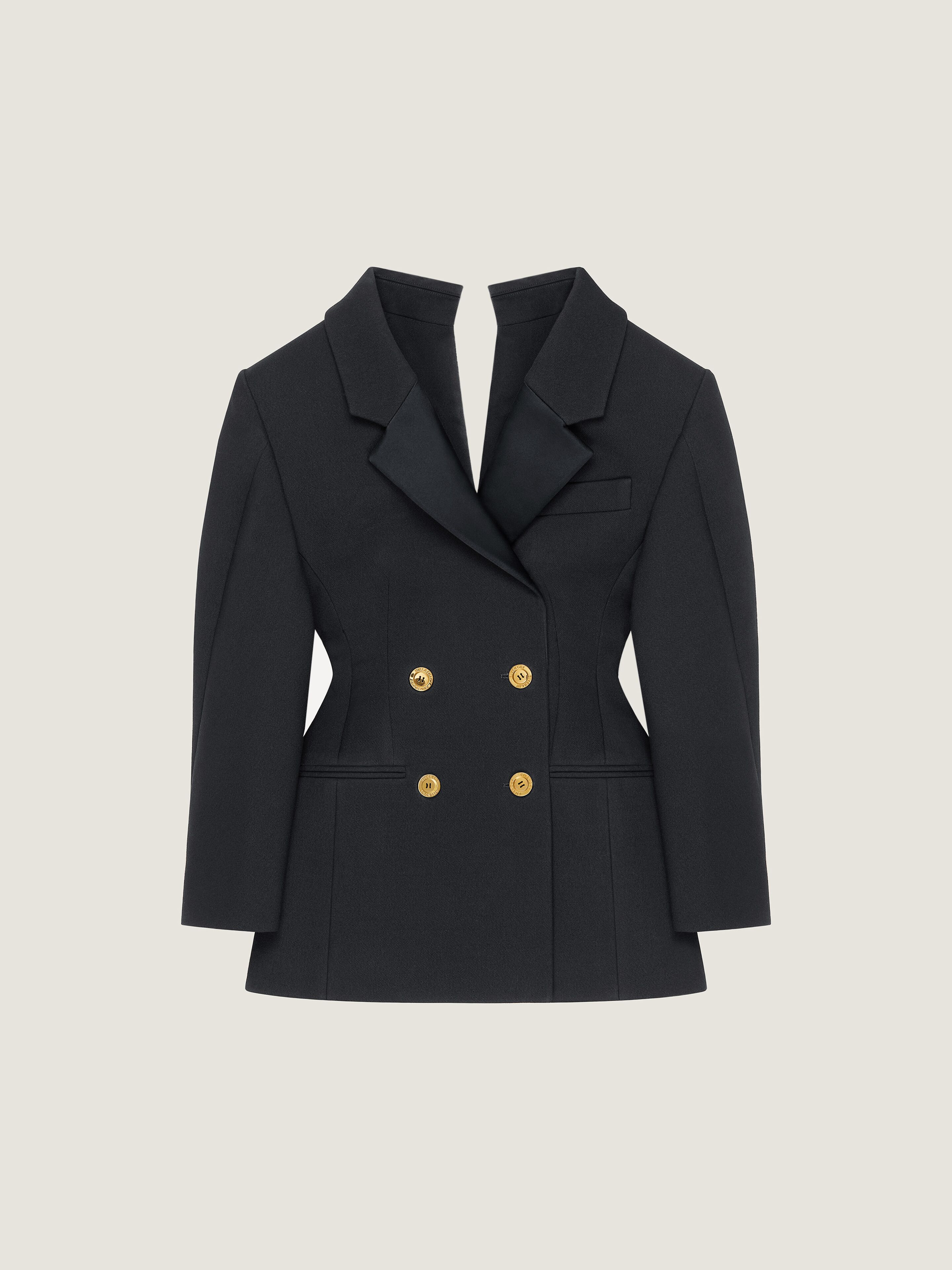 BACK-TO-FRONT JACKET IN WOOL - 4