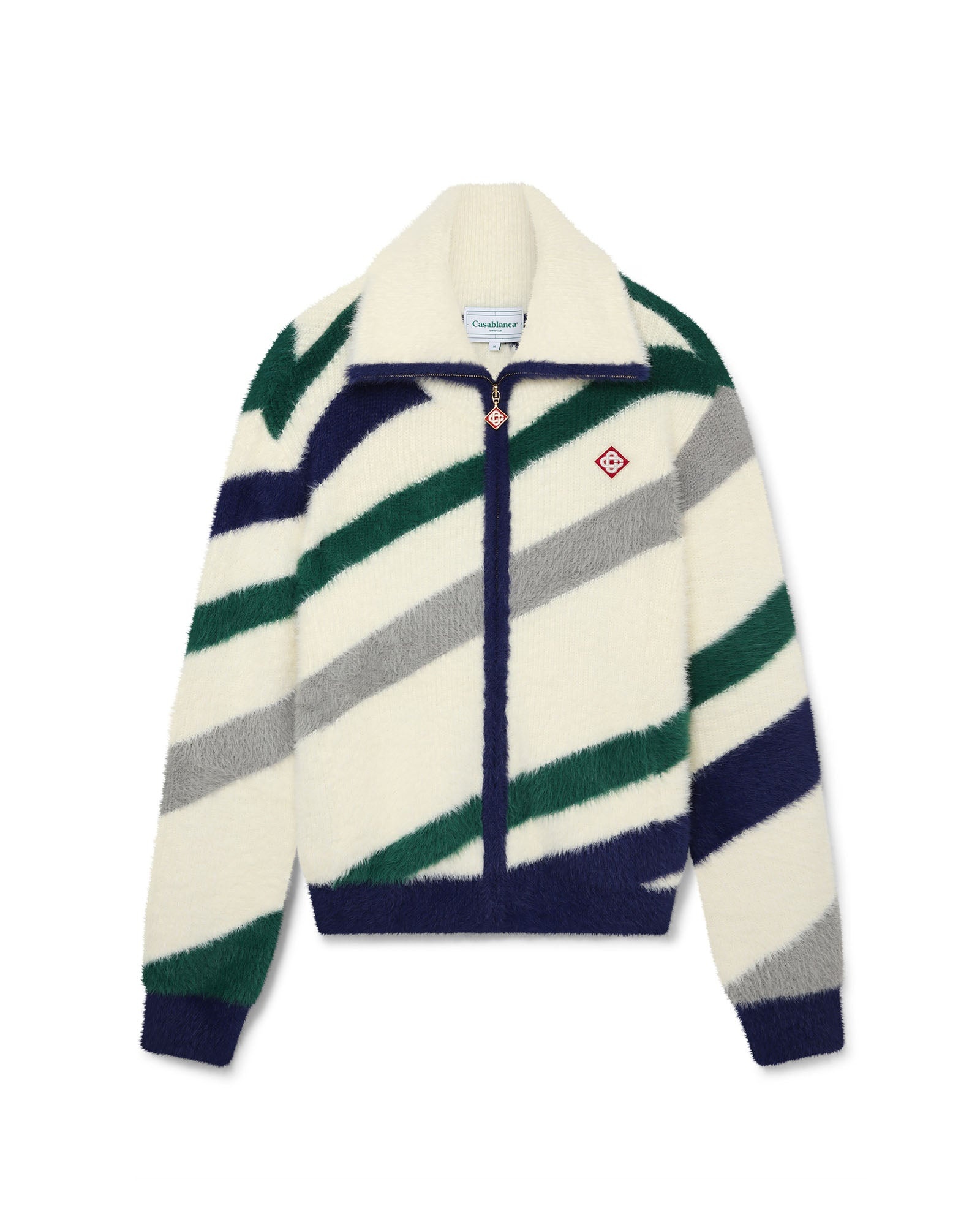 ［Casablanca］ FLEECE Monogram Jacquard Fleece Jacket – Casablanca