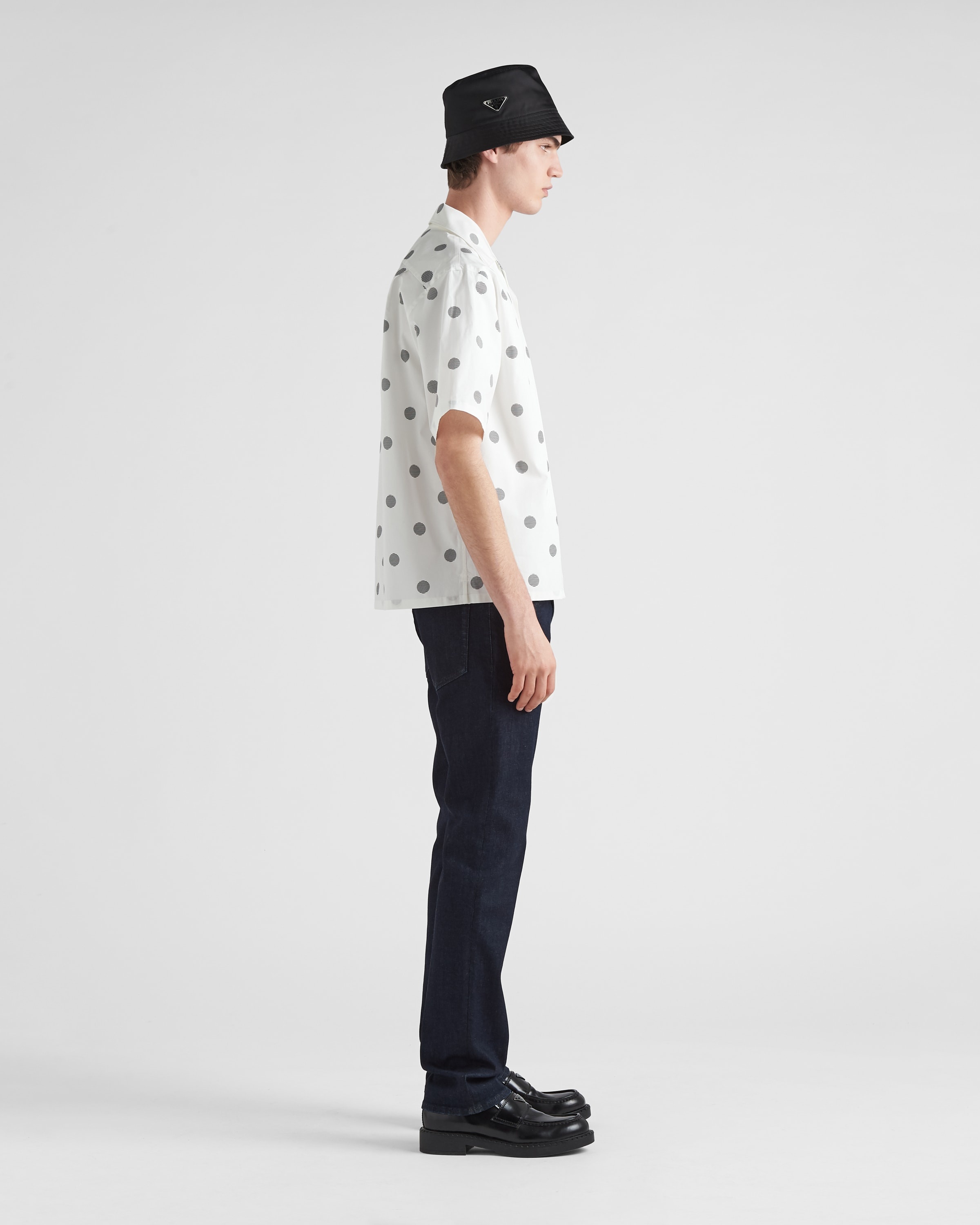 Five-pocket stretch-denim trousers - 4