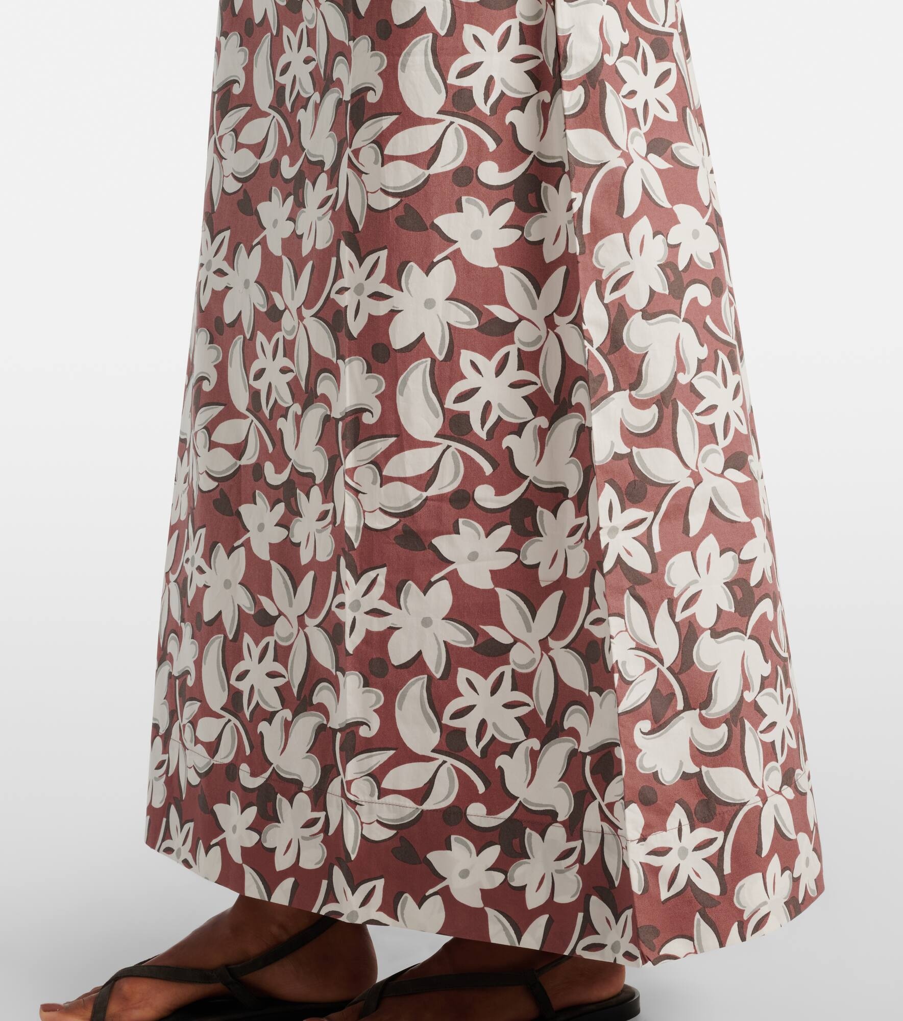 Alskar floral cotton maxi dress - 5