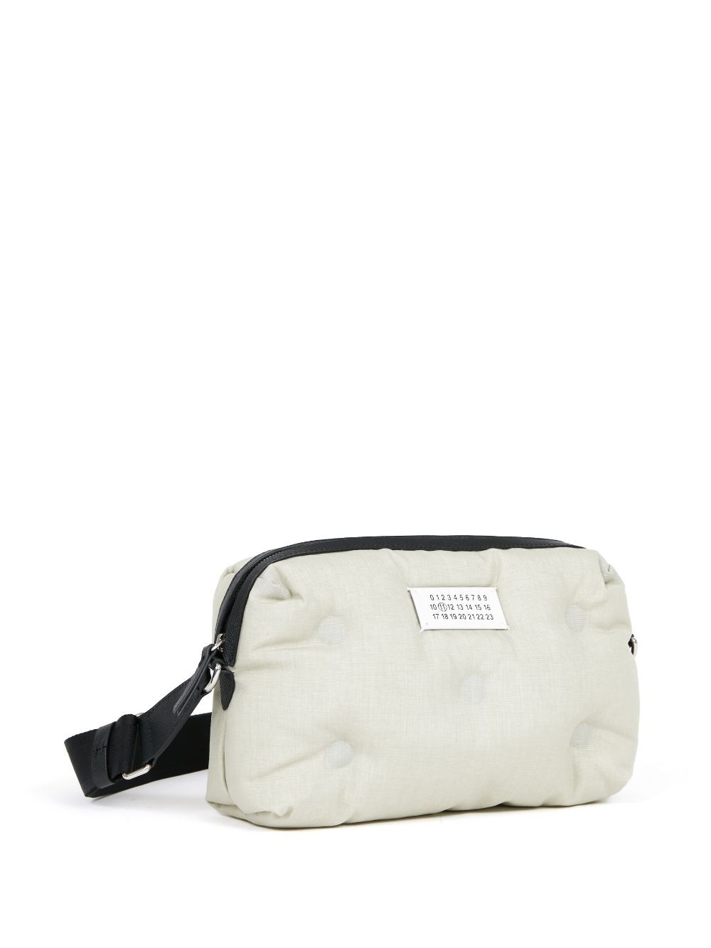 logo-patch padded shoulder bag - 5