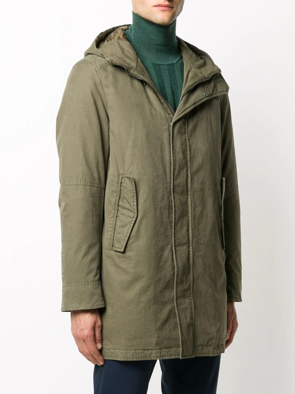 padded hooded coat - 3