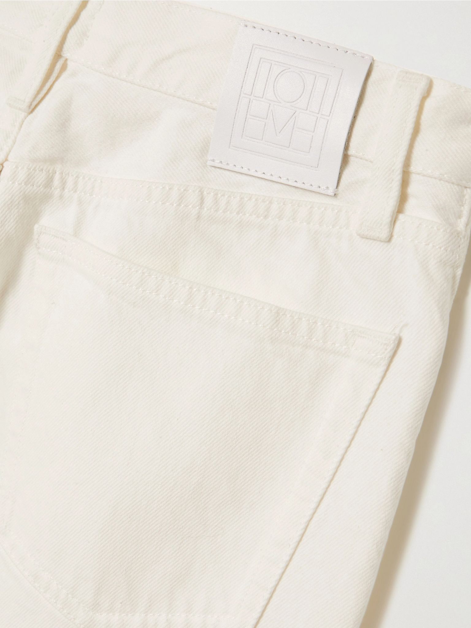 + NET SUSTAIN Classic Cut high-rise straight-leg organic jeans Off-white - 6