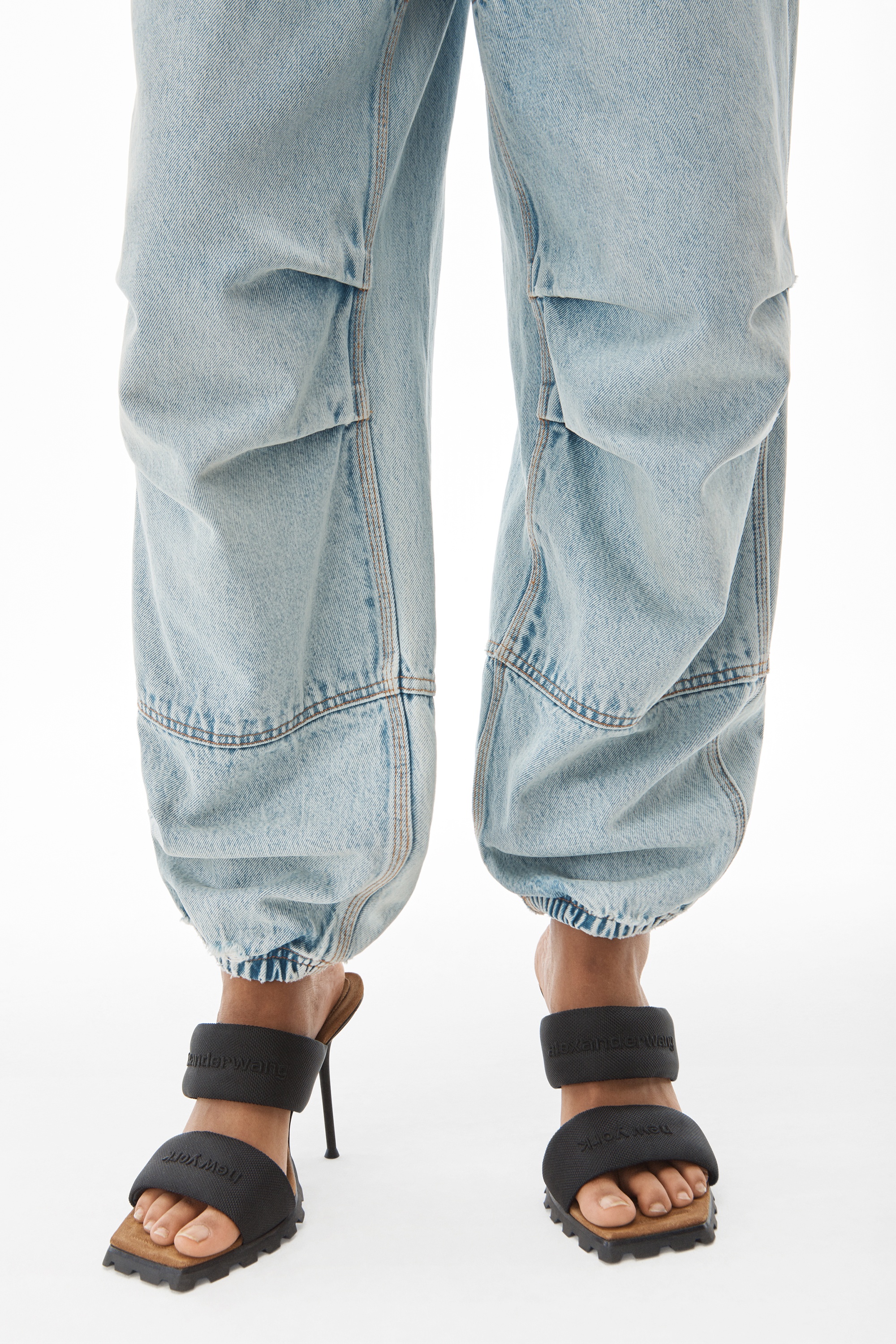 DOUBLE FRONT CARPENTER PANT IN DENIM - 4