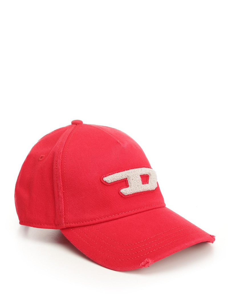 Diesel Baseball Cap Hats Red outlook