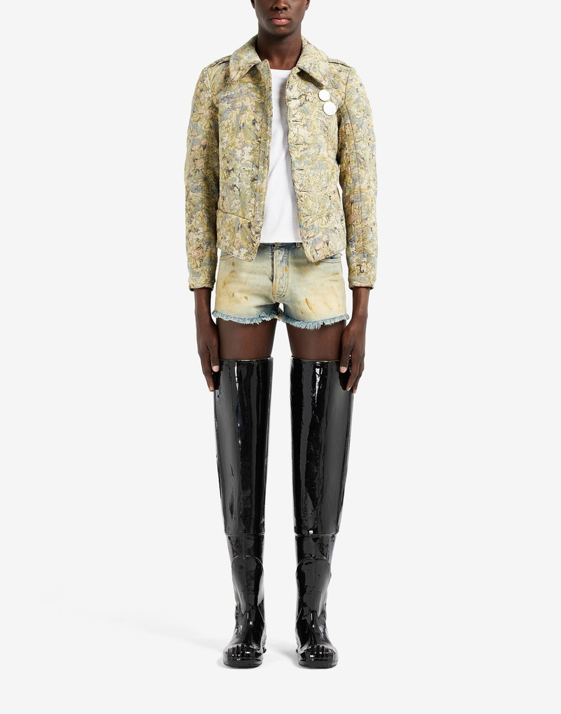 Maison Margiela Raw edge denim shorts outlook