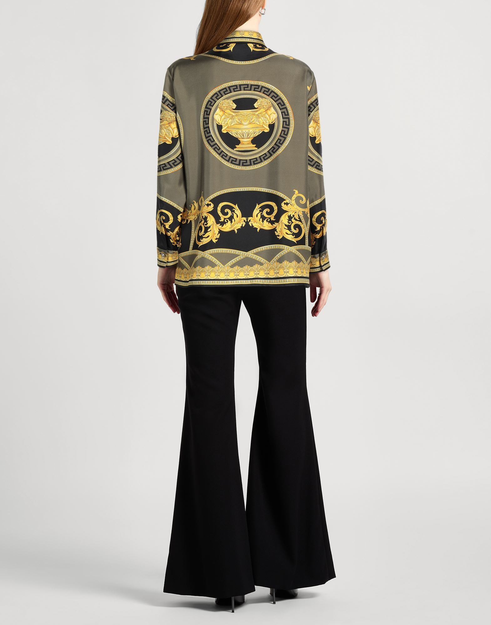 Black Women's Patterned Shirts & Blouses - 3