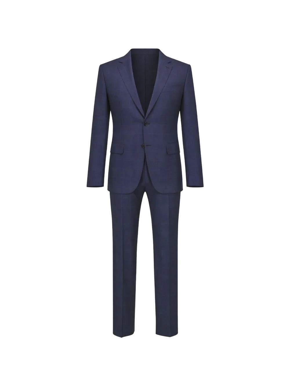 check flap pockets suit - 1